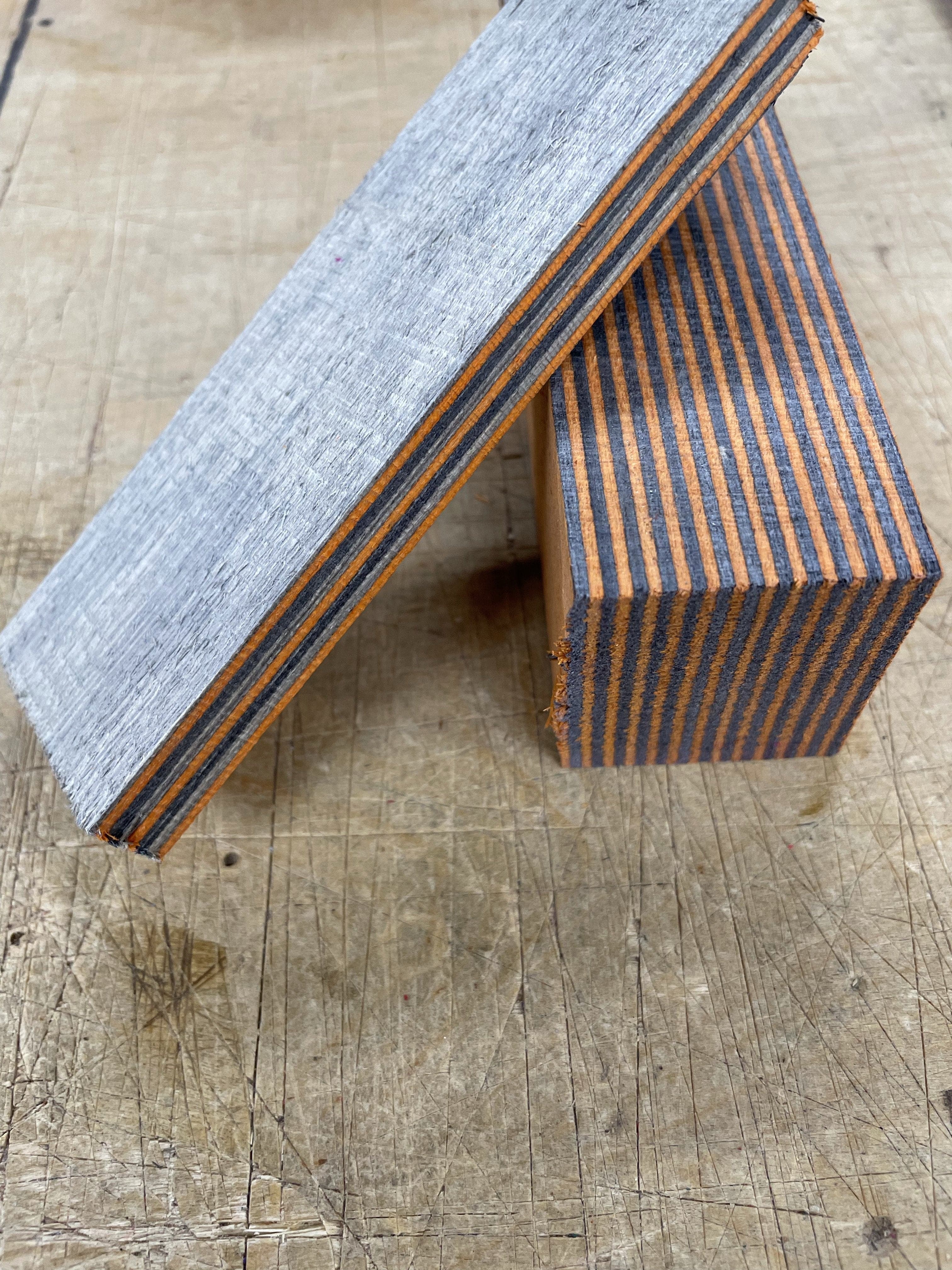 Lawood Plate - Laminated and colored shank blank