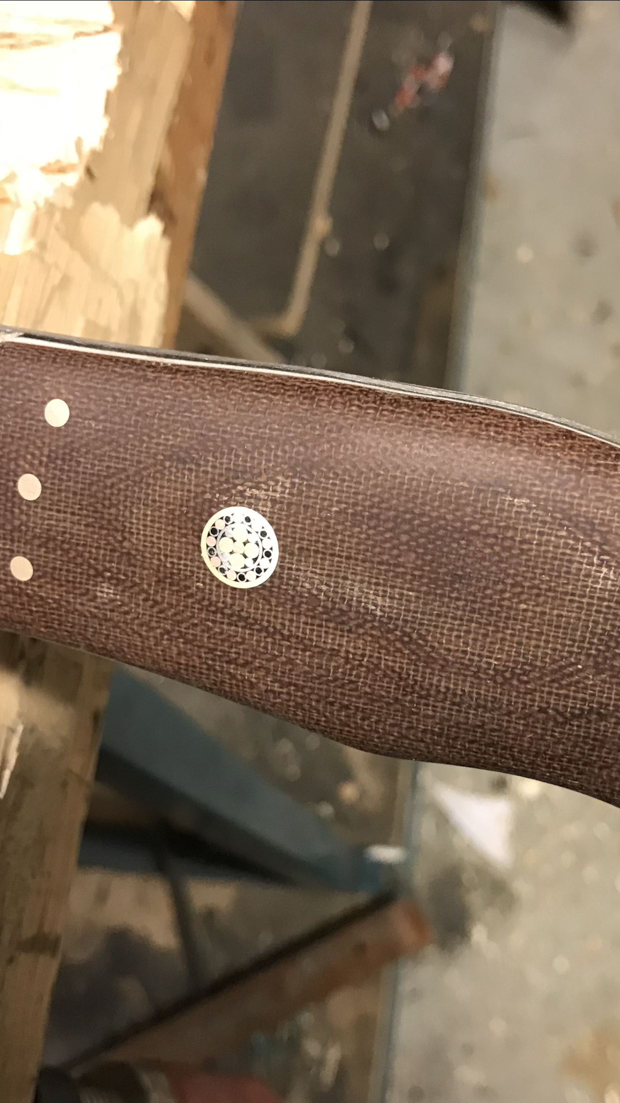 Mosaic pin 9.5mm Shaft decoration