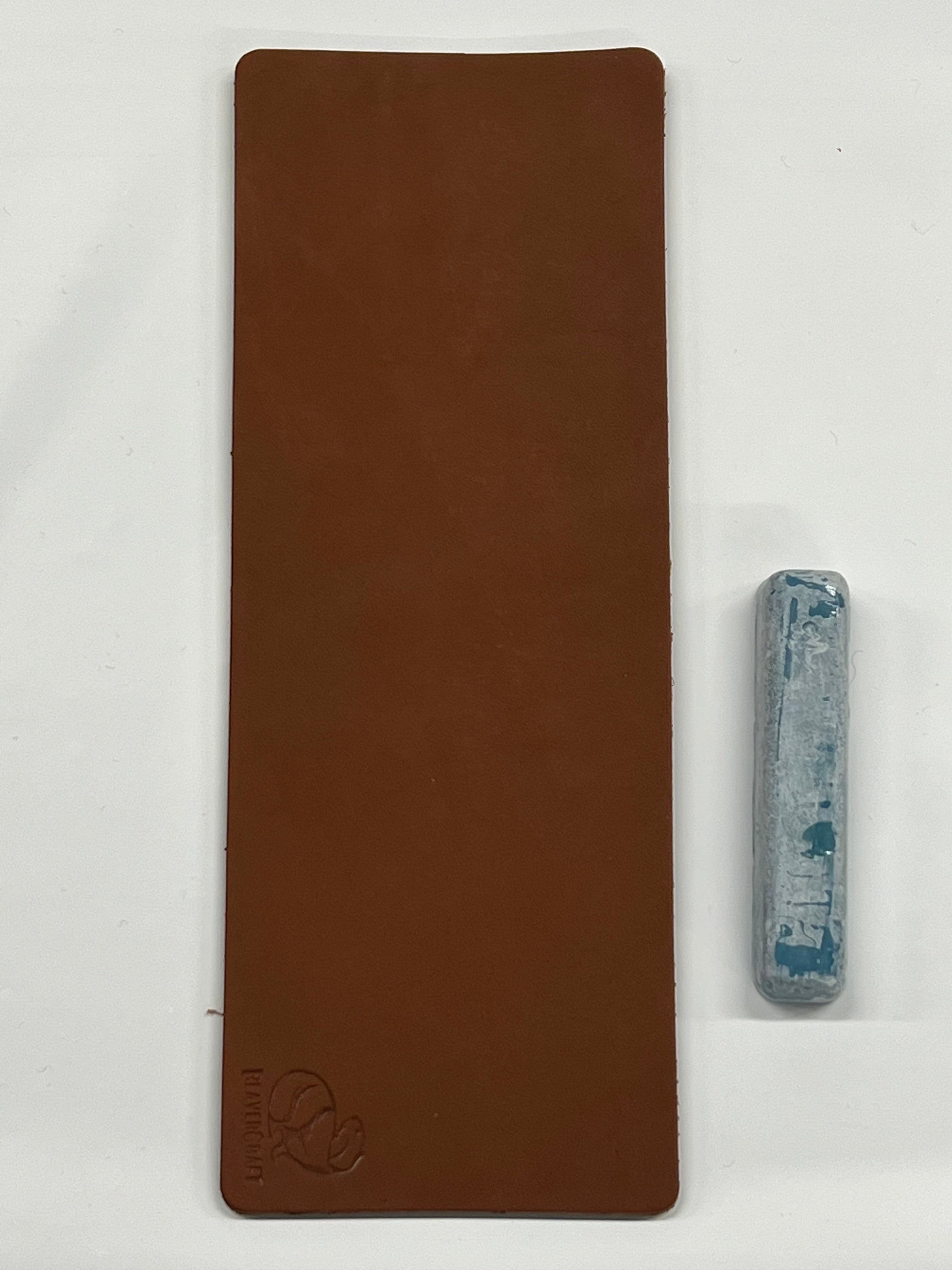 Leather strap 200x75 mm with sanding paste