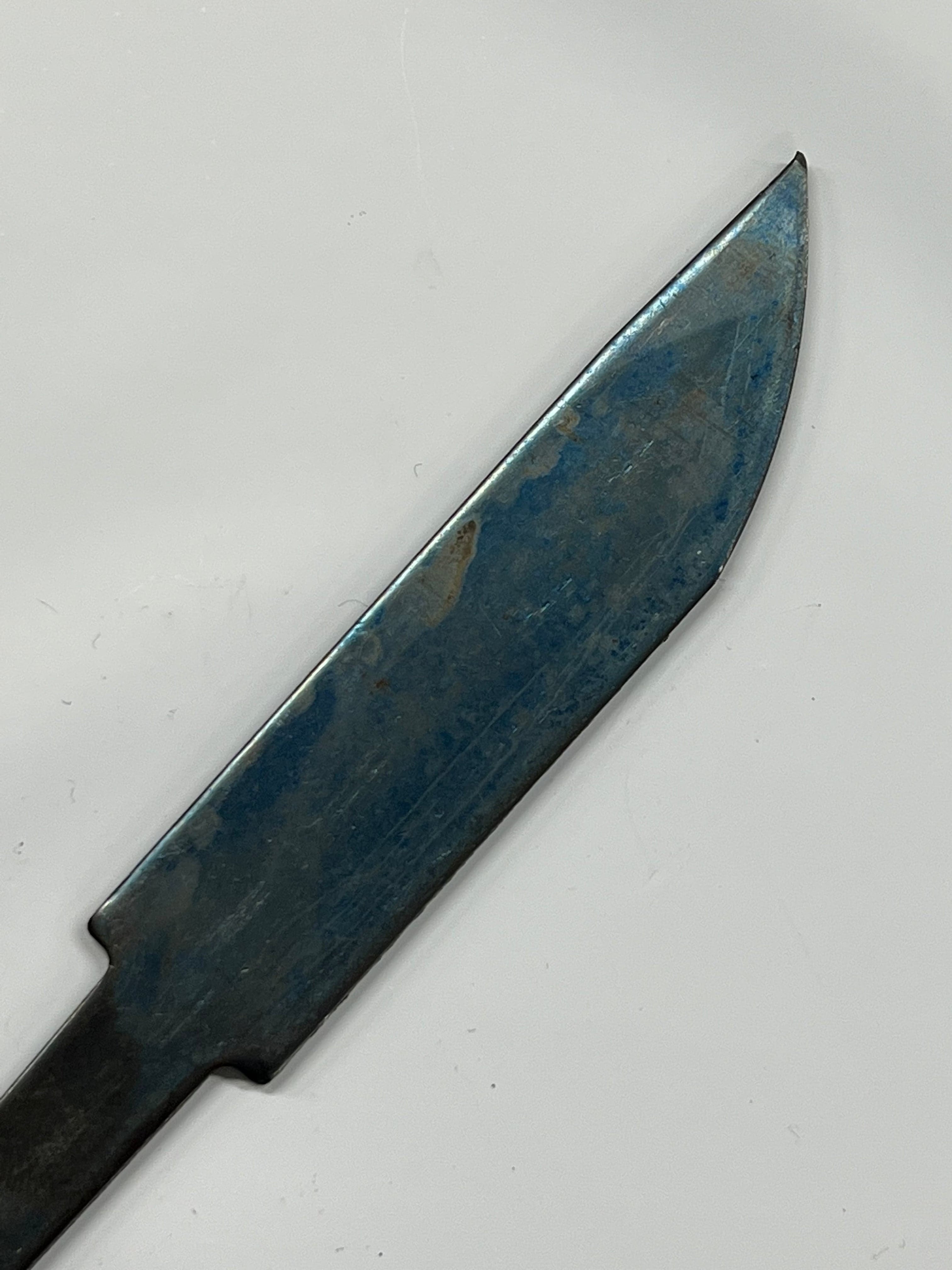 Knife blade blank 80mm Finished Hardened unsharpened