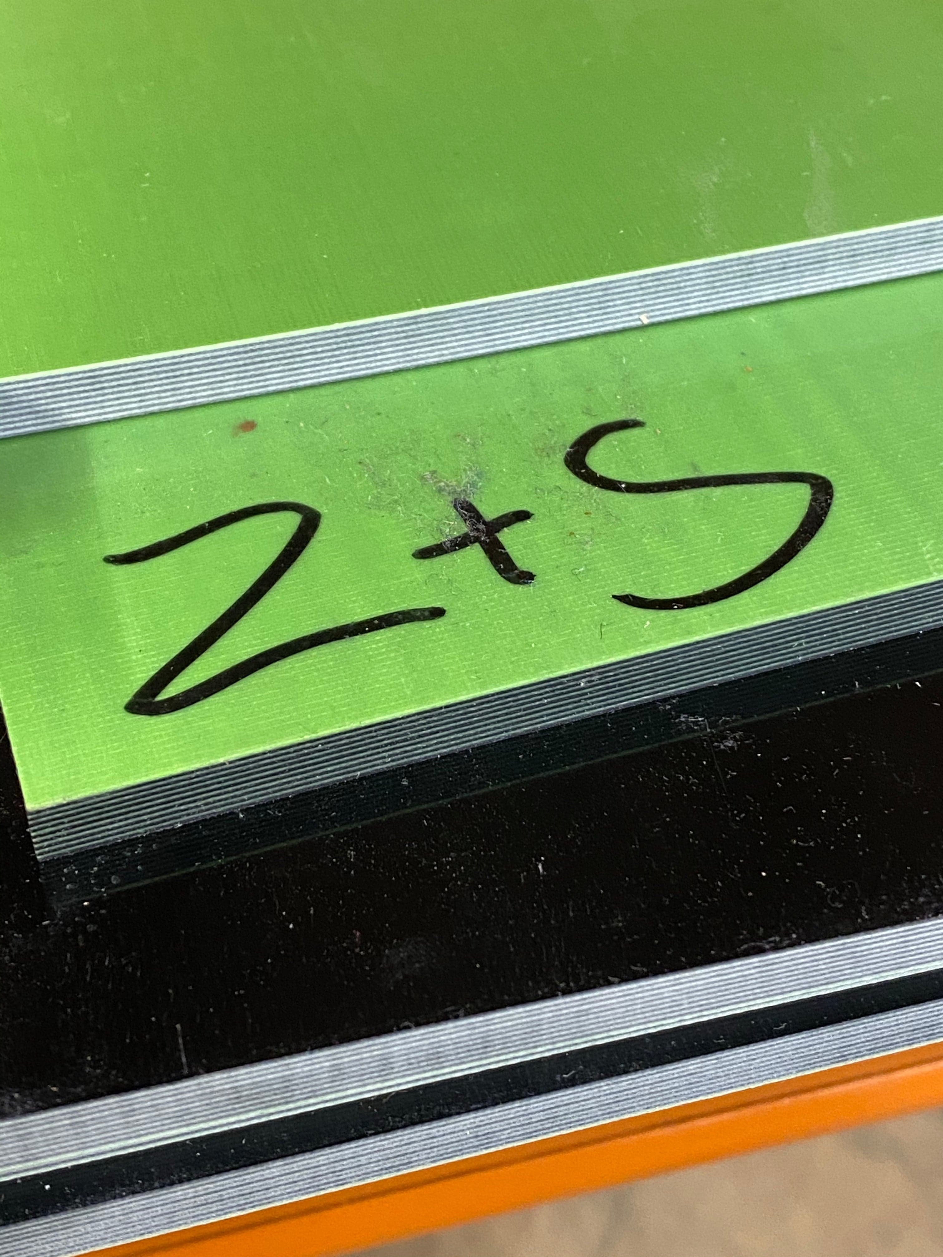 G10 plate 140x400 - Choose colour/style