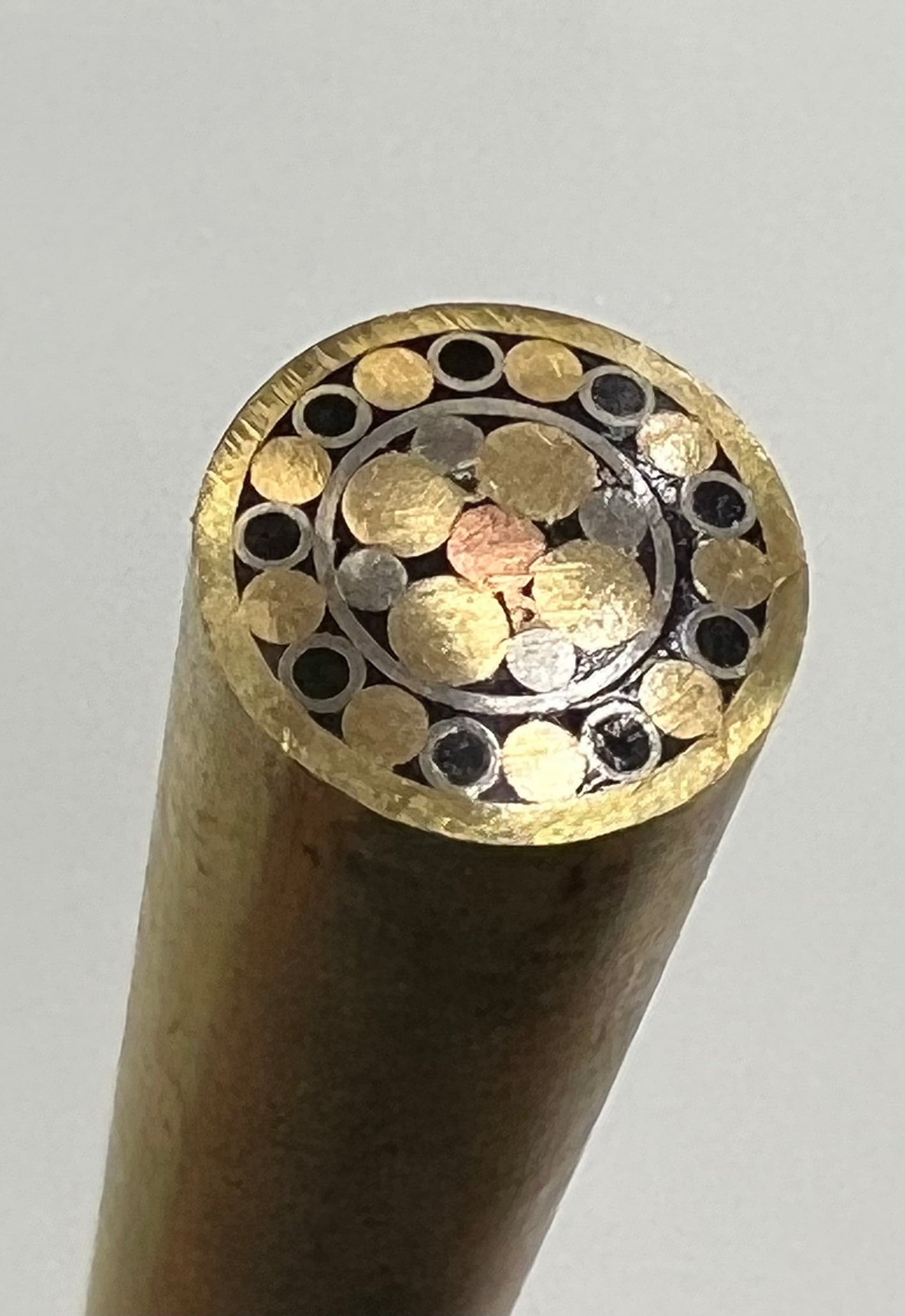 Mosaic pin 9.5mm Shaft decoration