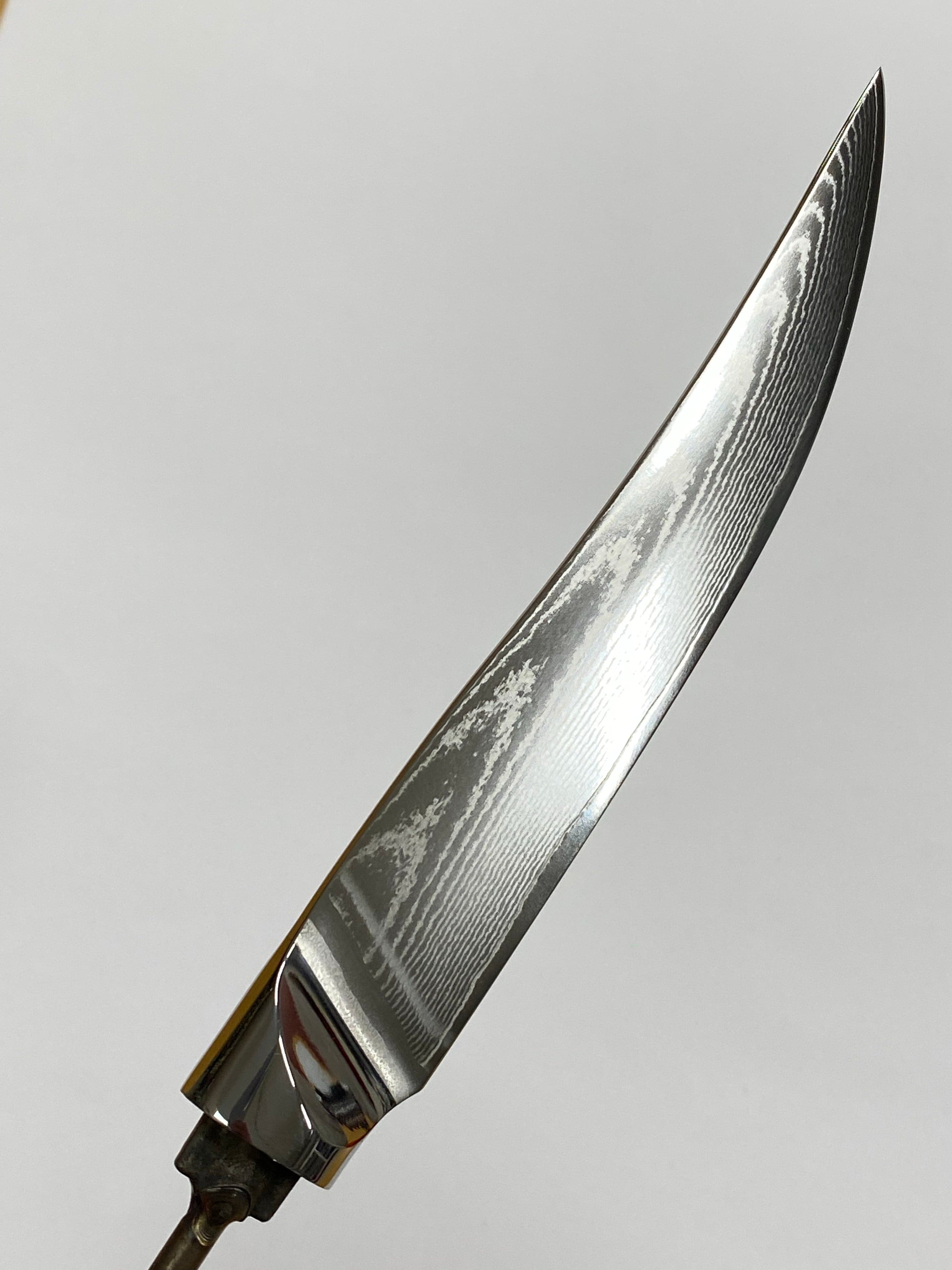 Steakknivblad 5" (140 mm) - VG10 Damask kockkniv