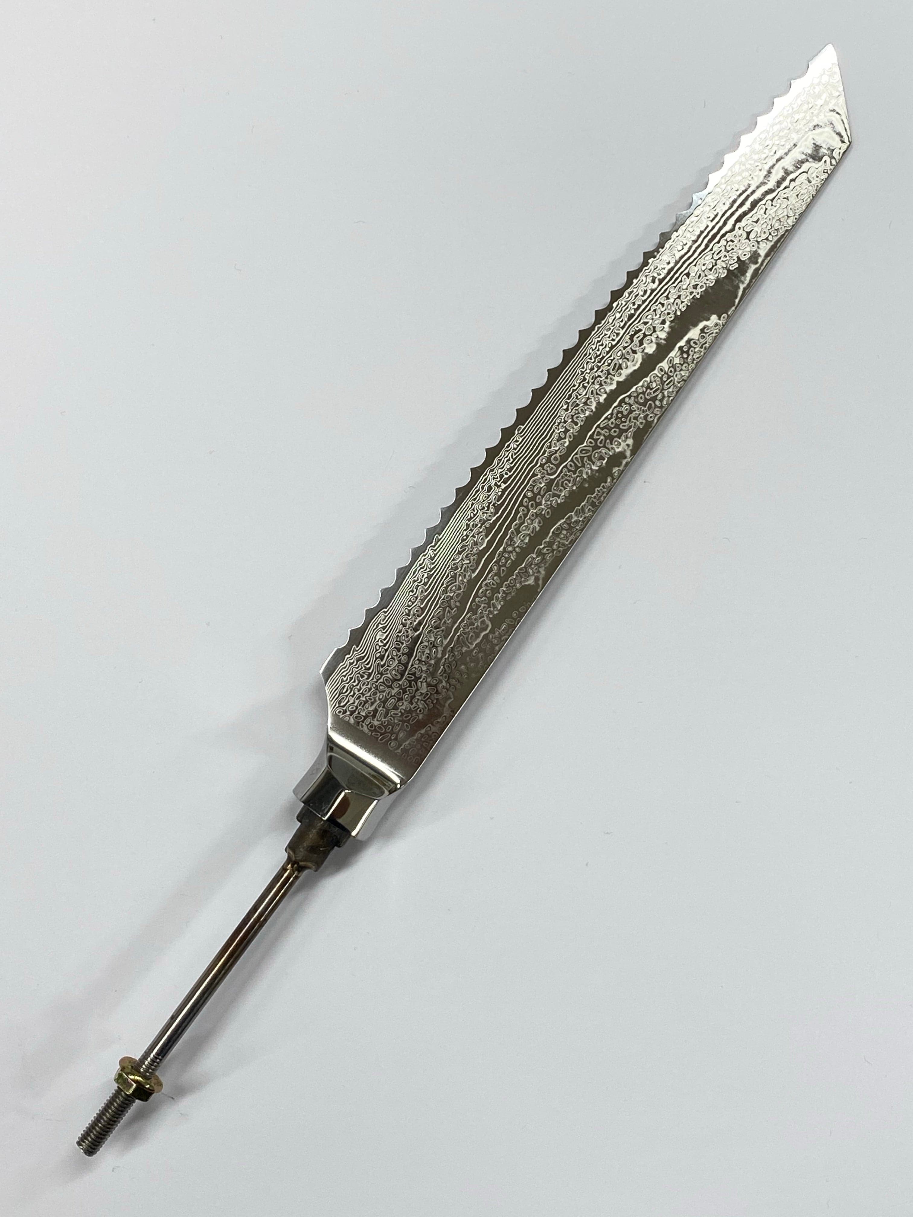 Bread knife blade - AUS10 Damask Chef's knife