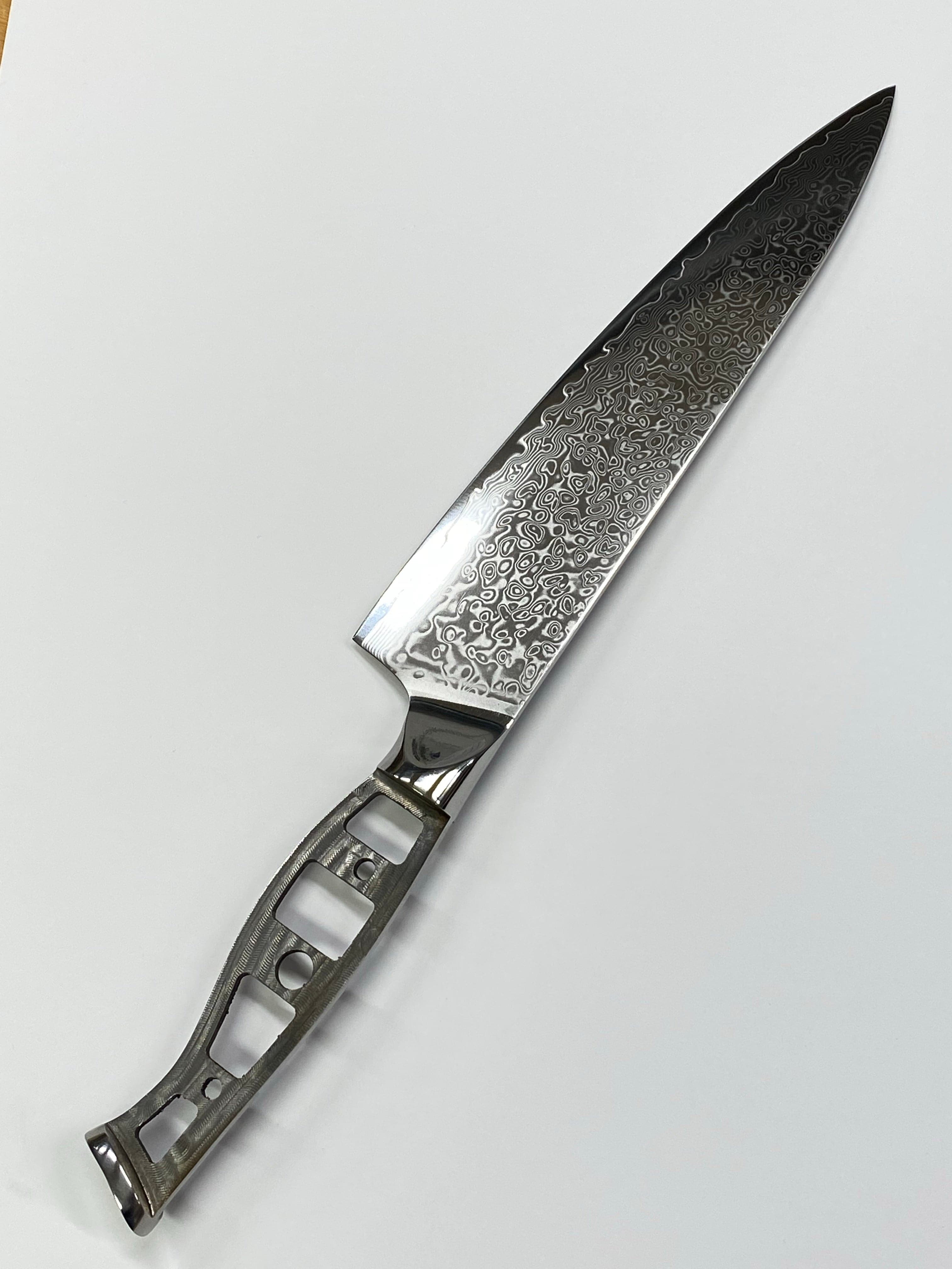 Kockknivblad - VG10 Damask Chef 200