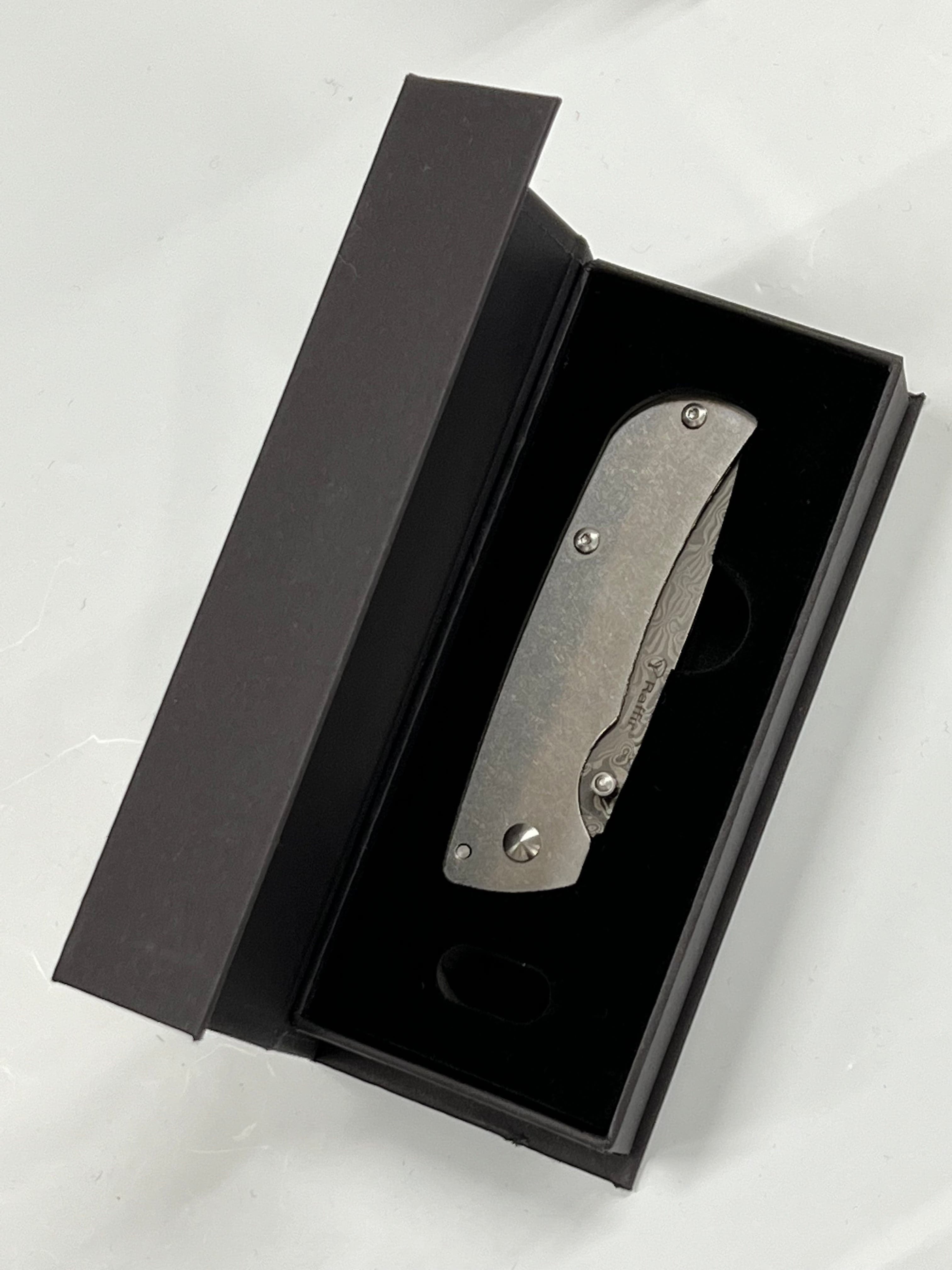 Gentleman Folding knife set Cloud damask
