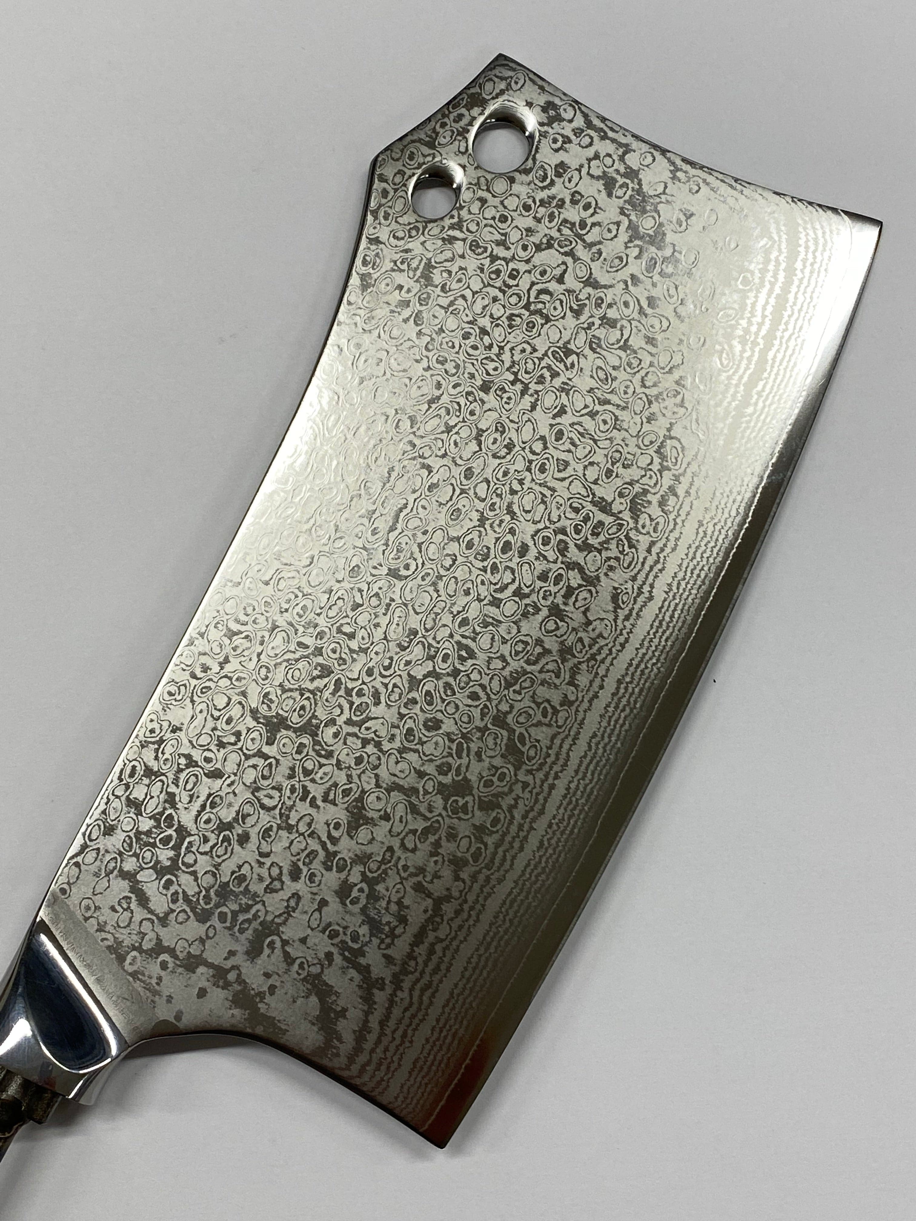 Cleaver - AUS10 Damask Kockkniv 7"