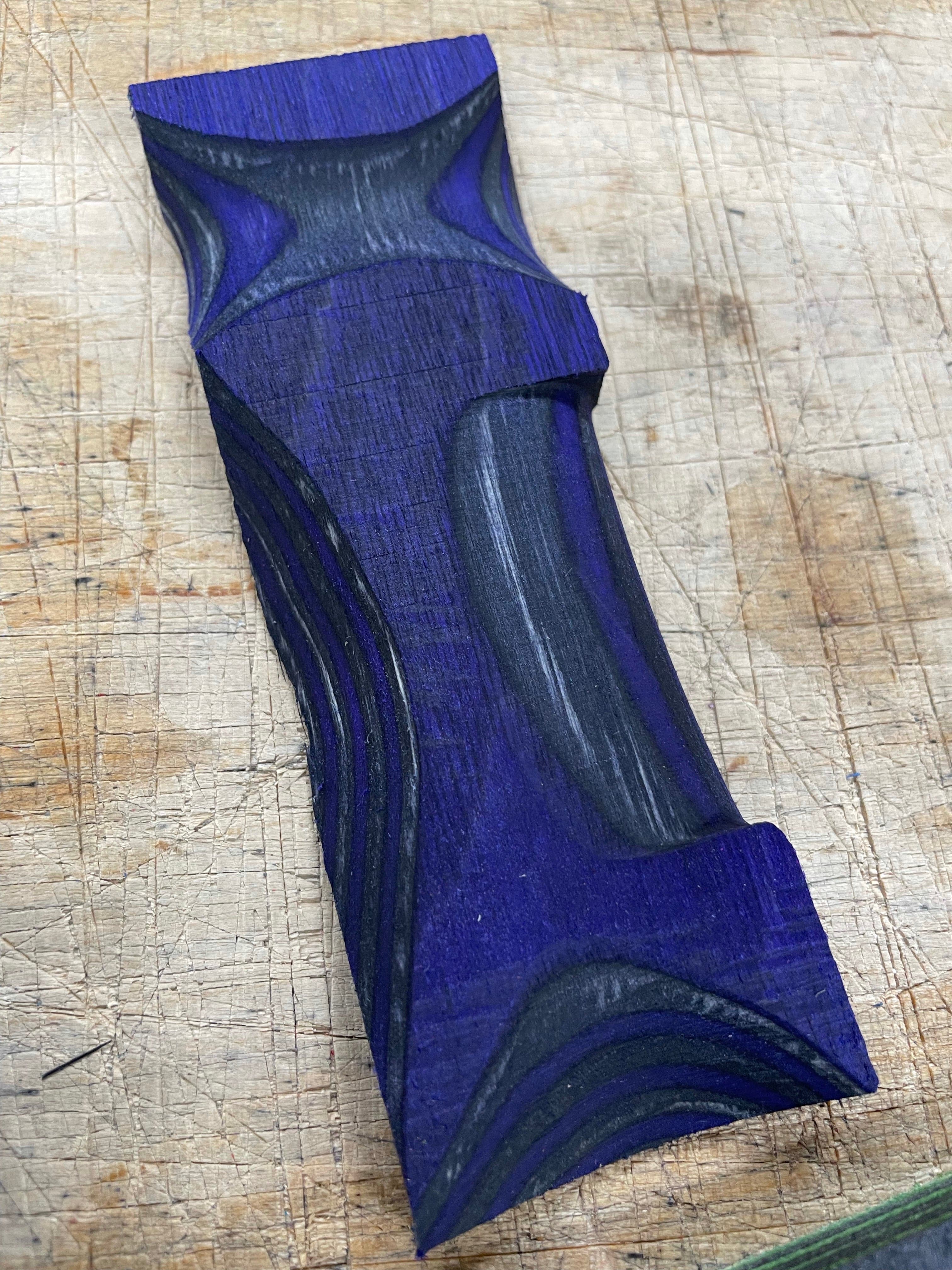 Lawood Blokk - Laminated and colored shaft blank