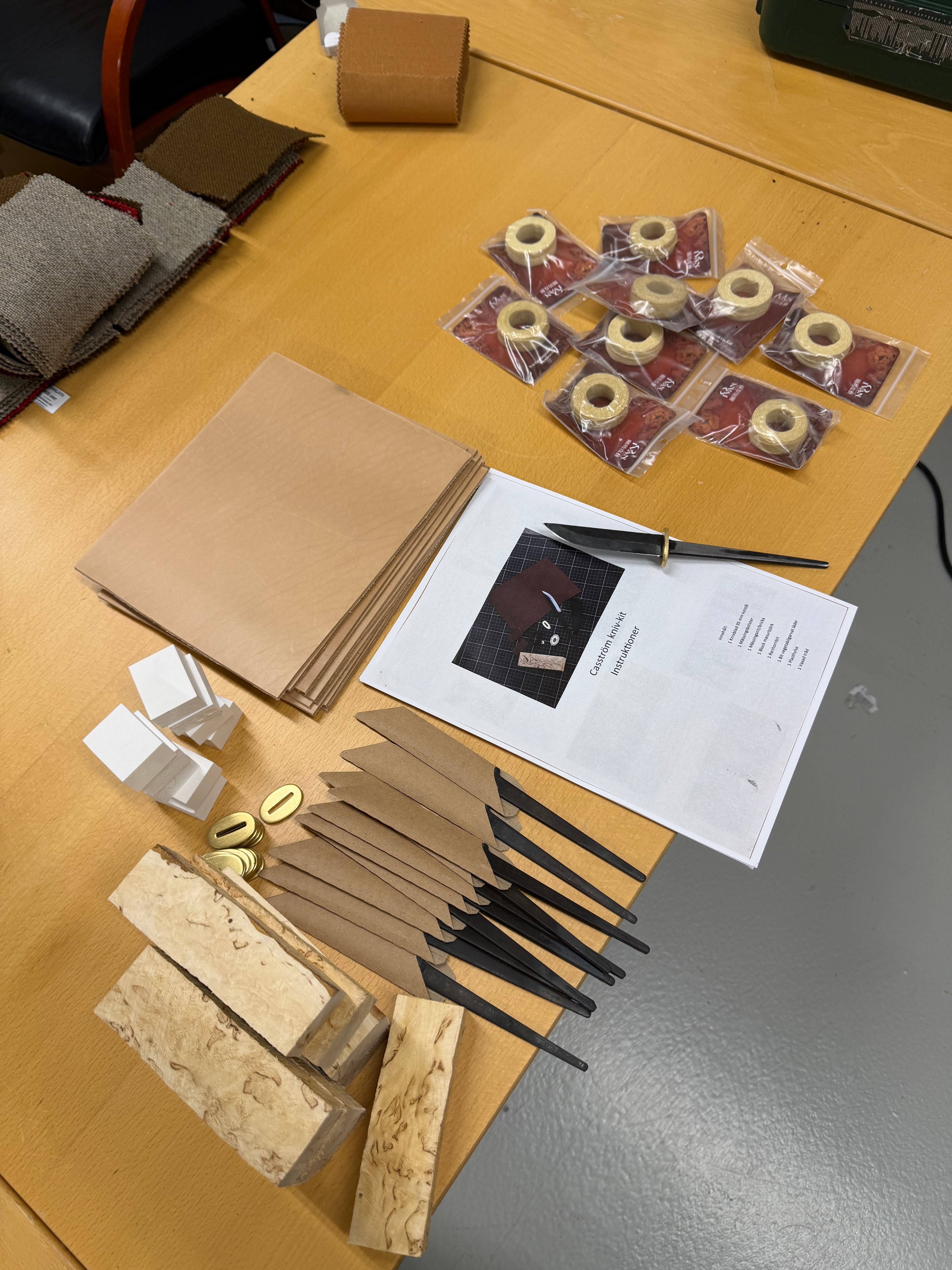 Knivbyggesett KBS3 - 95mm Tollekniv