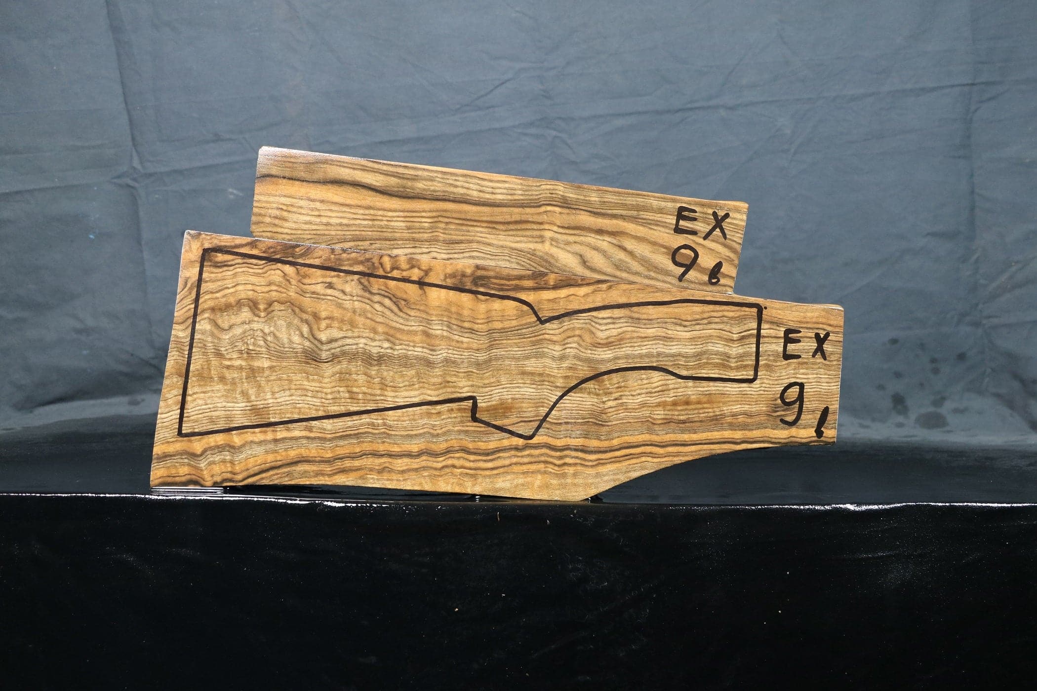 Shotgun Stock Blank Turkish Walnut Grade Exhibition EX9