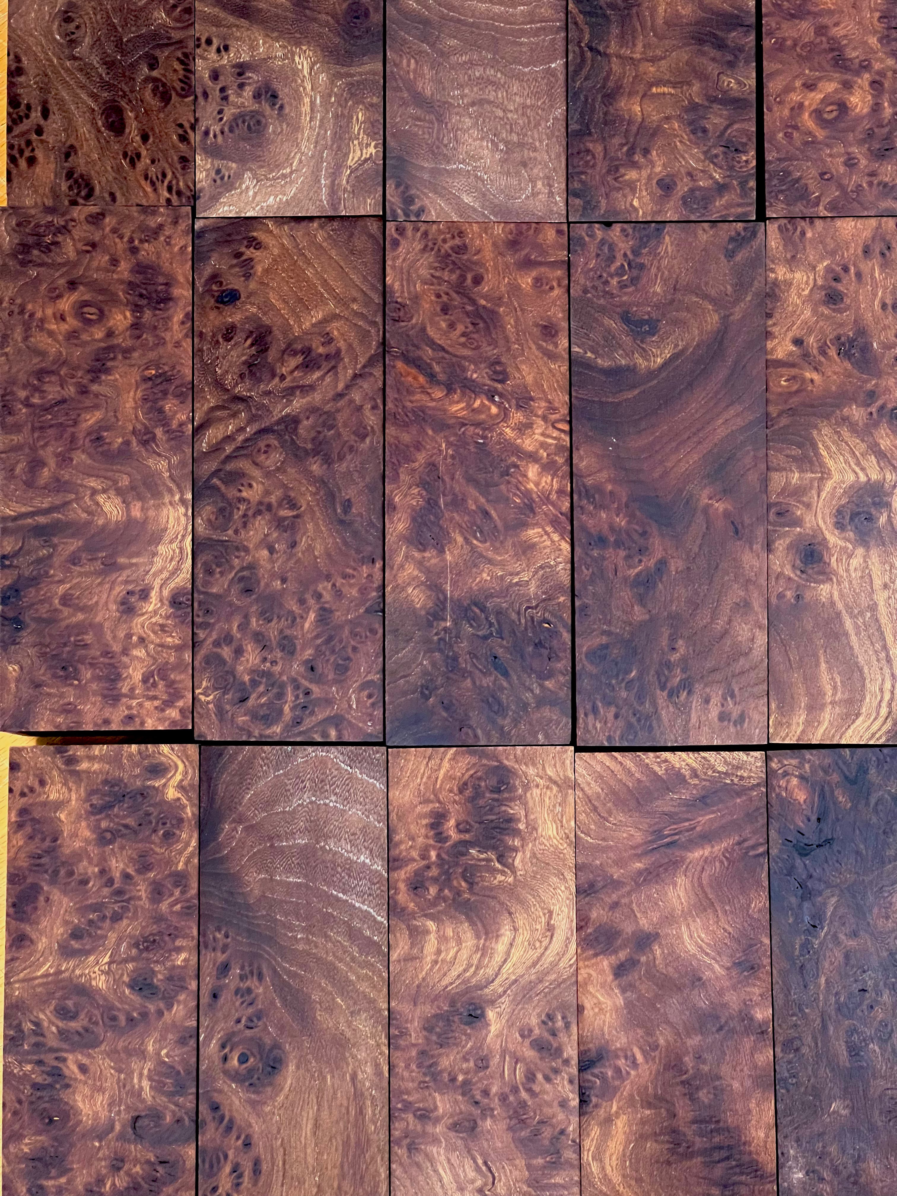 Stabilisert Almknute (Elm burl)