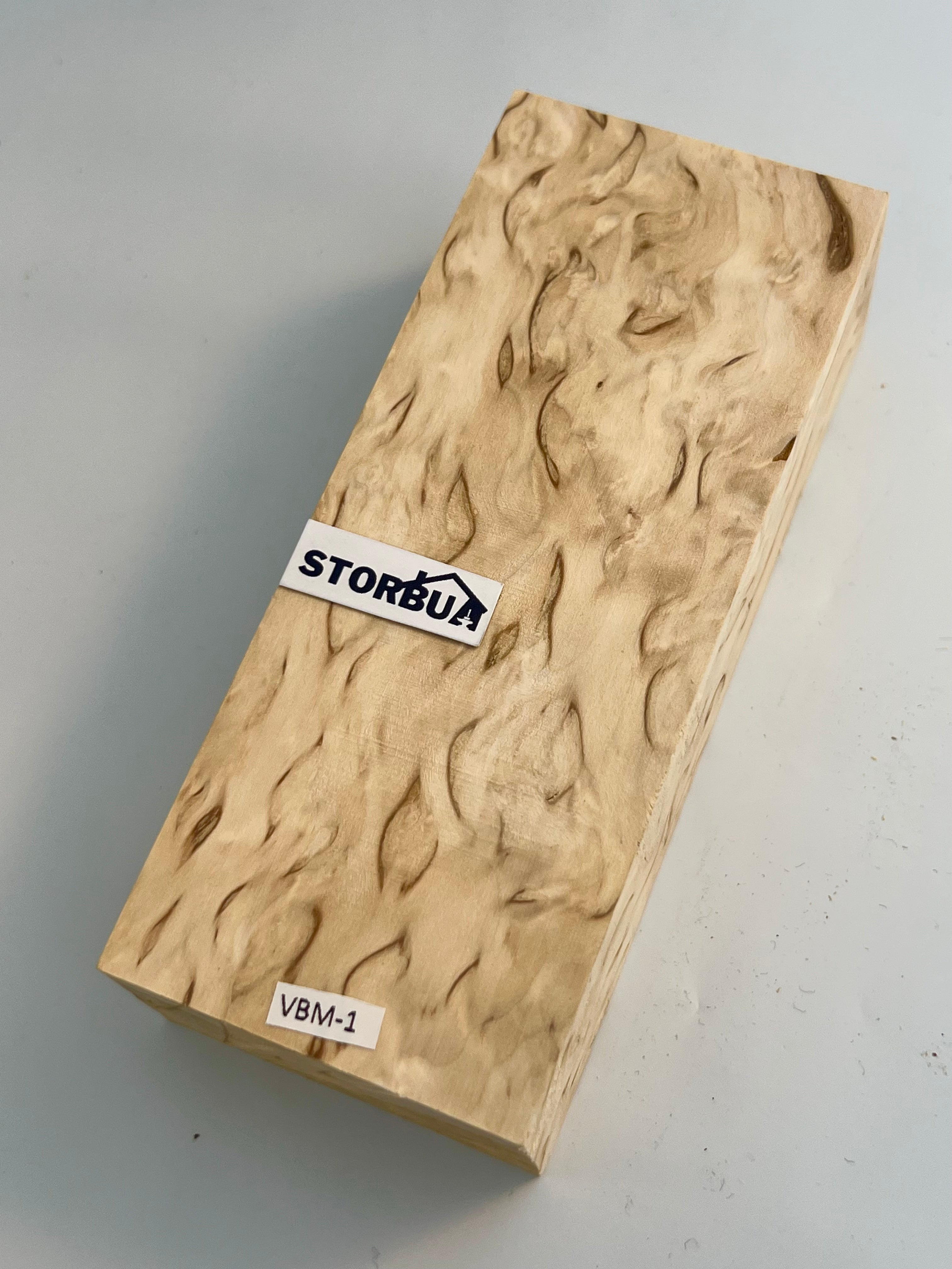 Valbjørk masur birch 31x50x120mm no: VBM-1