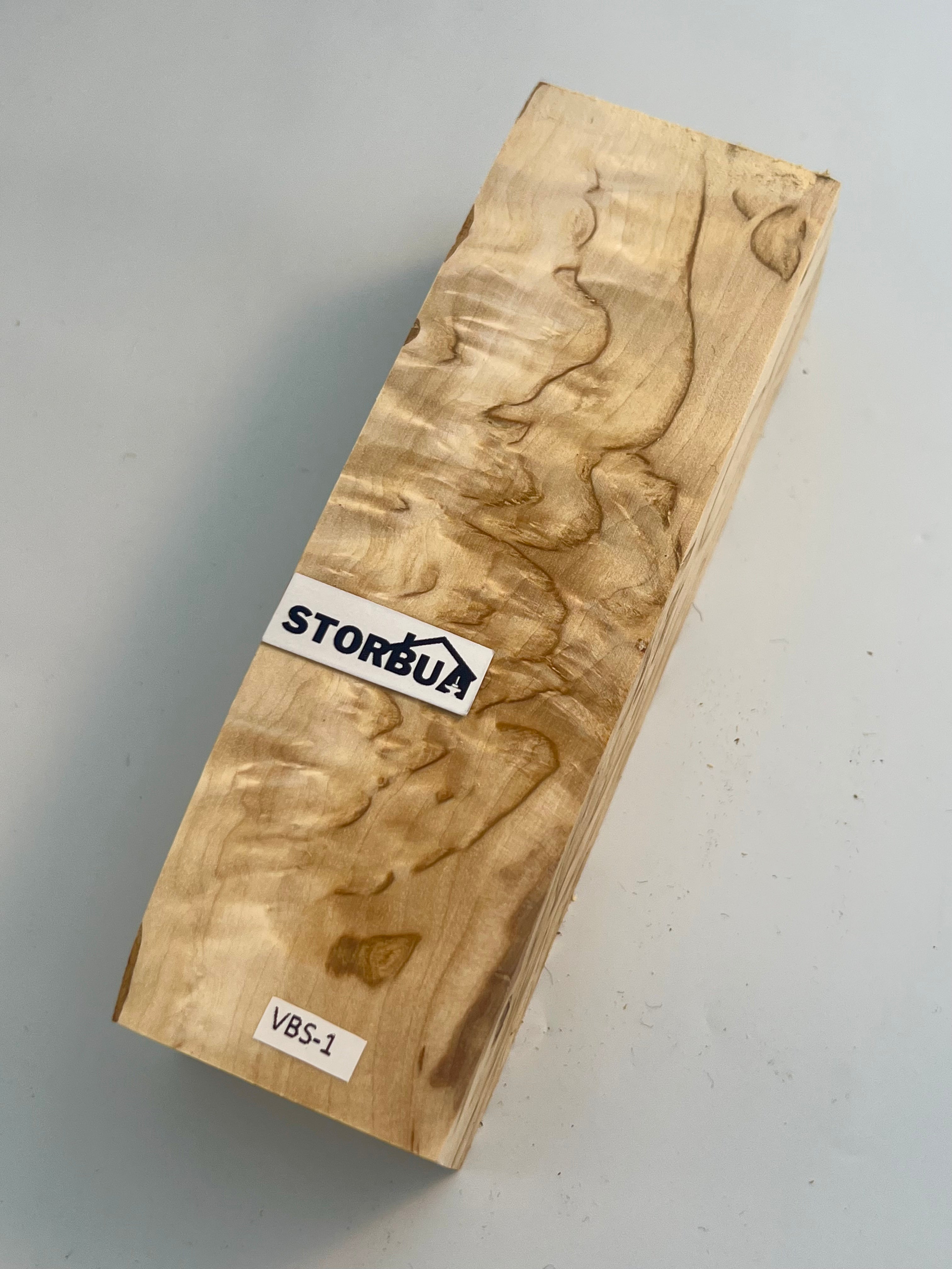 Valbjørk masur birch 31x40x123mm no: VBS-1