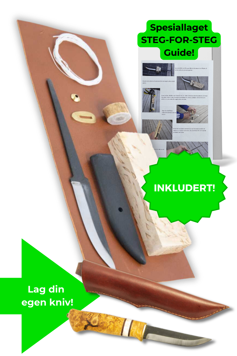 Knivtillverkningssats för nybörjare: Allt du behöver för att tillverka din egen specialkniv