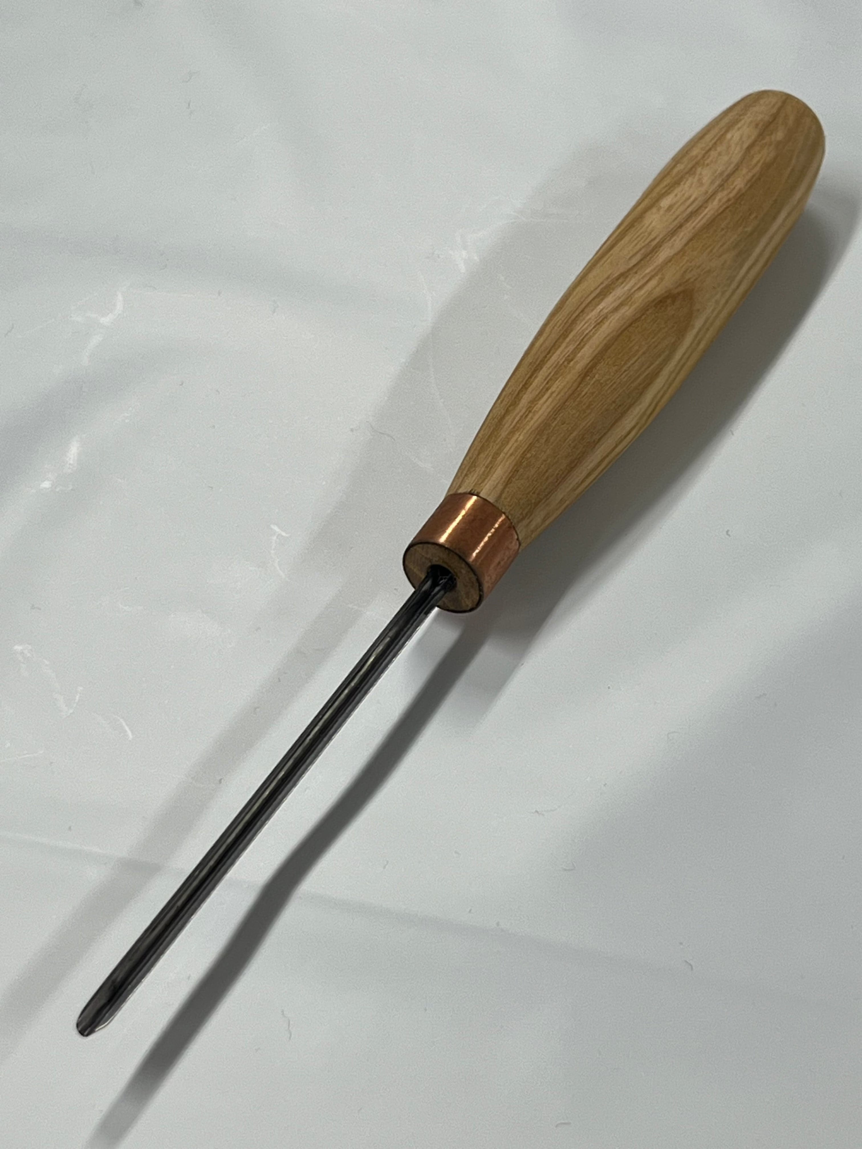 Träsniderijärn 80x2mm rak rundad mejsel K12/02