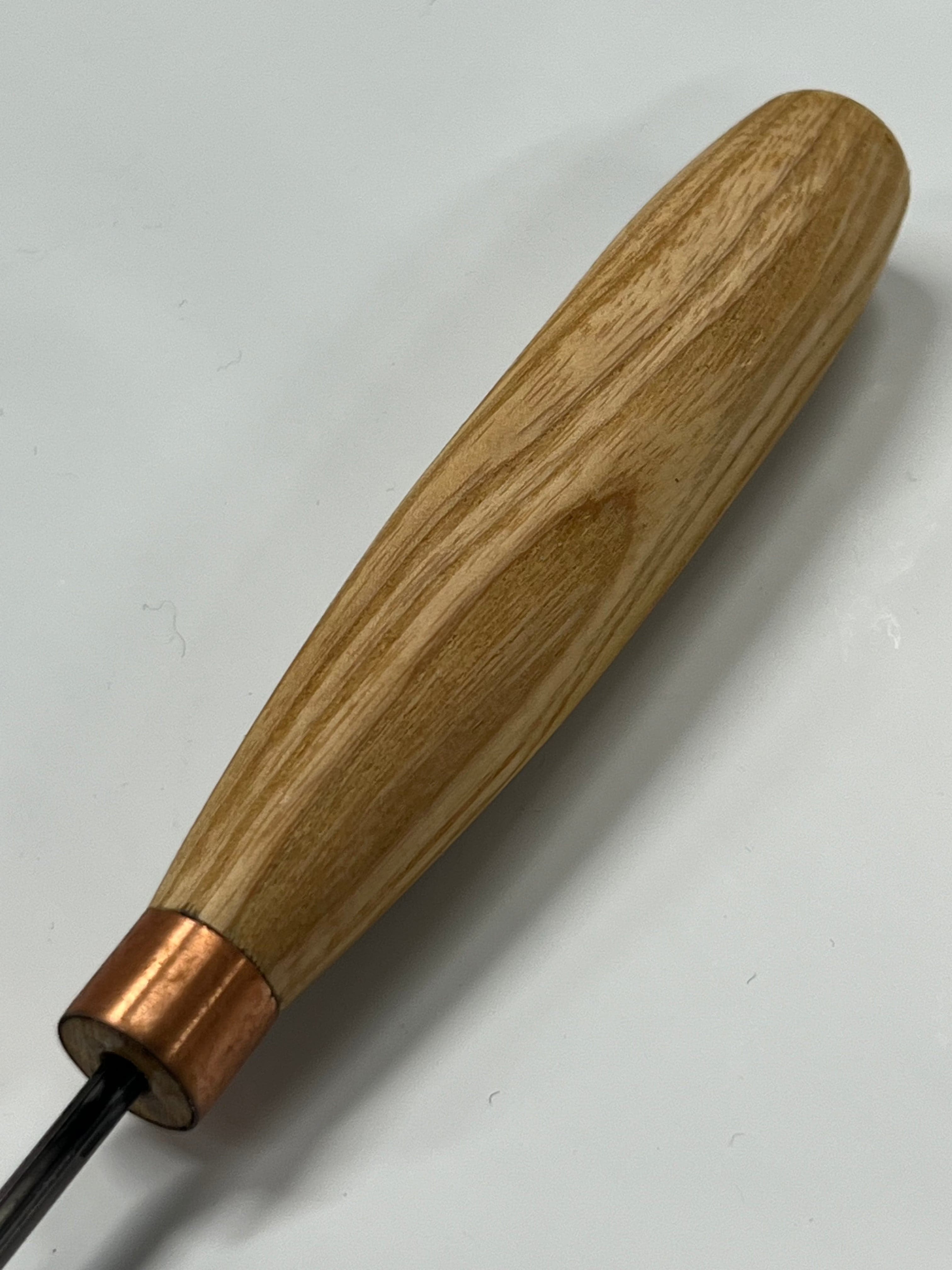 Träsniderijärn 80x2mm rak rundad mejsel K12/02