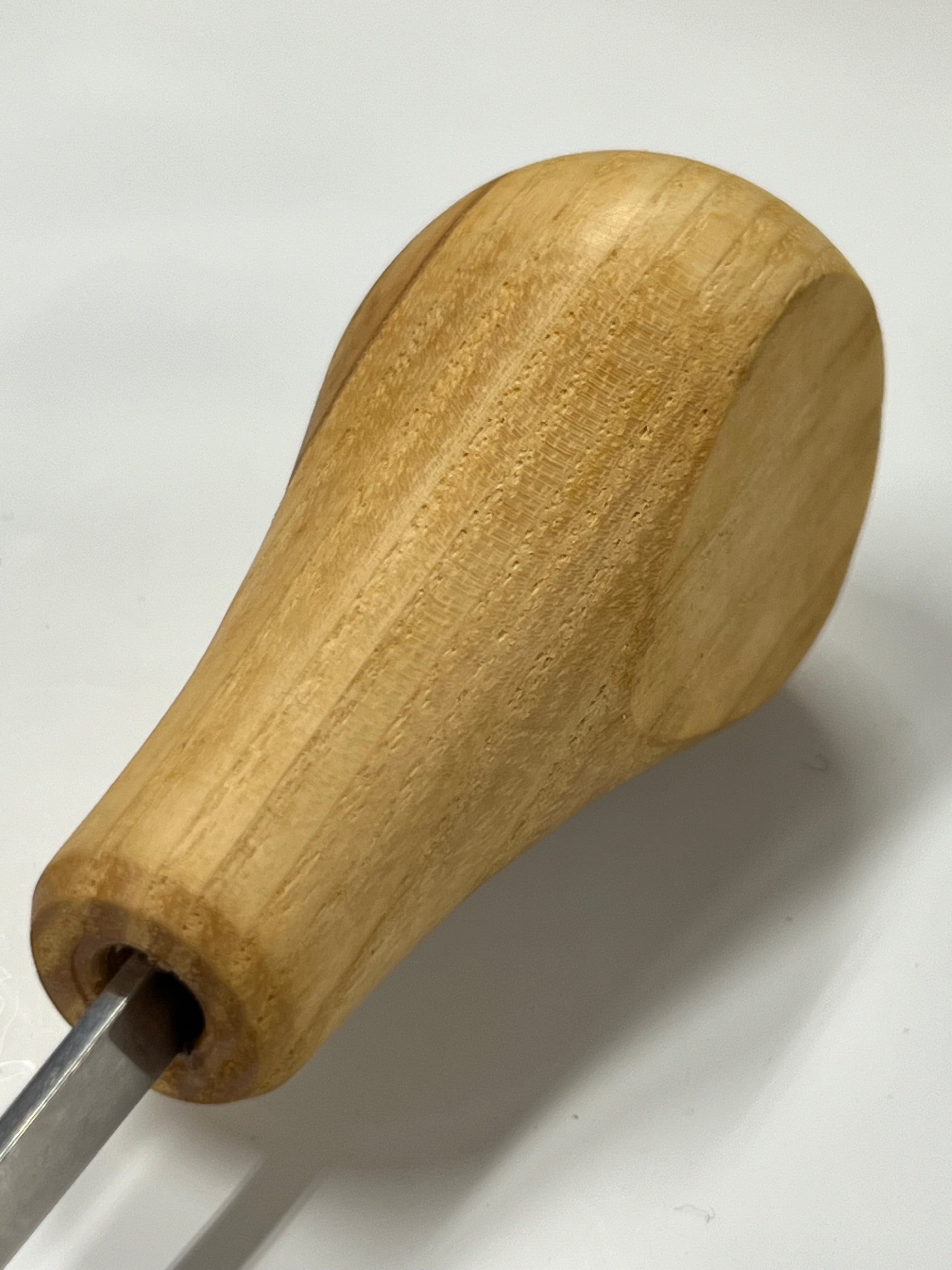 Wood carving iron 75x4mm straight flat chisel P1/04 w/ball handle