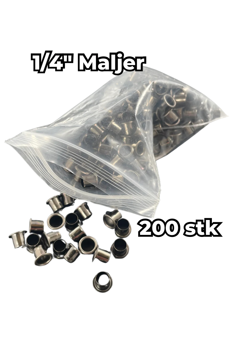 1/4” öljetter för KYDEX (200 st)