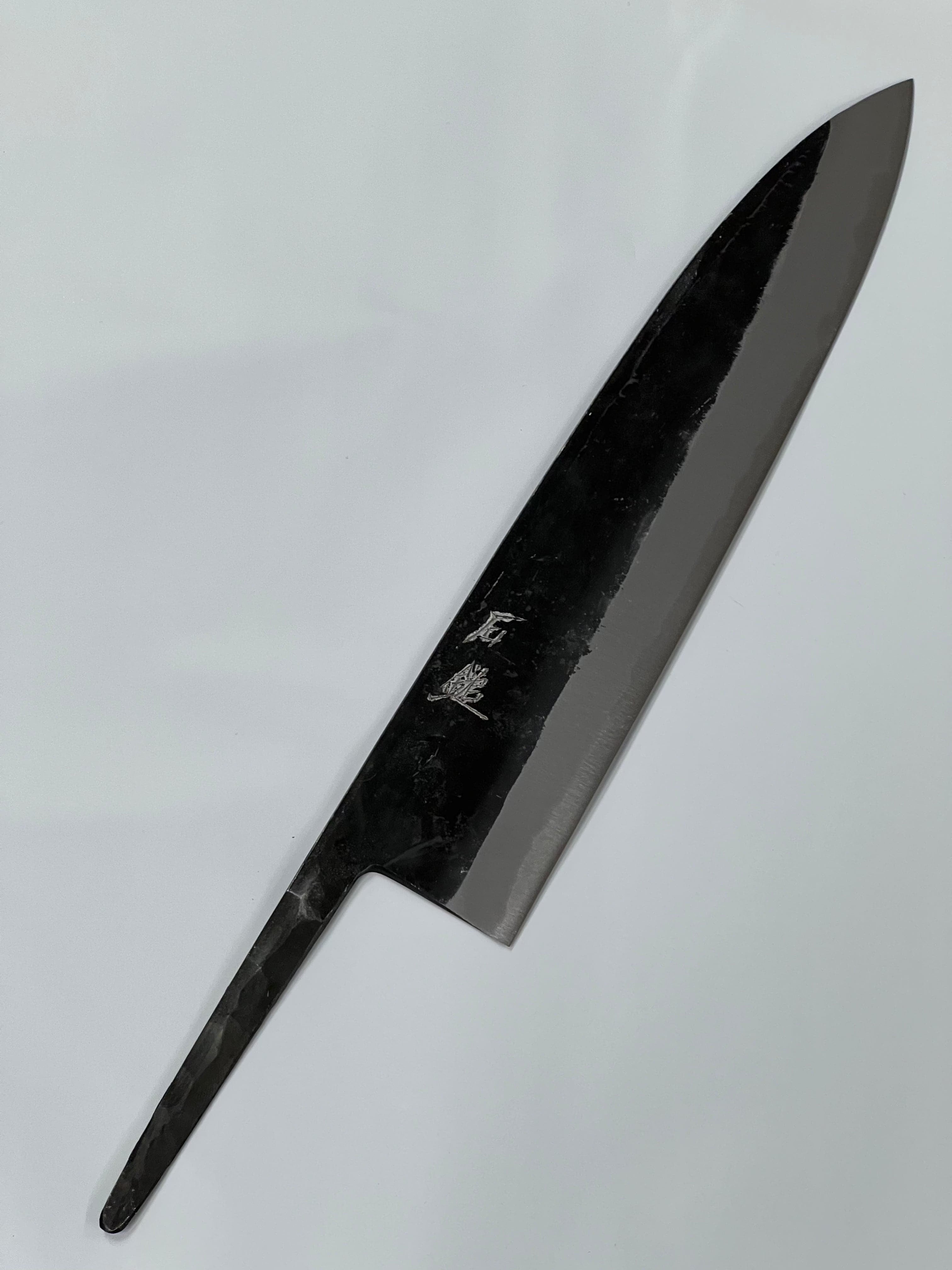 Kurouchi Gyuto 240 Blue 2 Japanese hand-forged knife blade