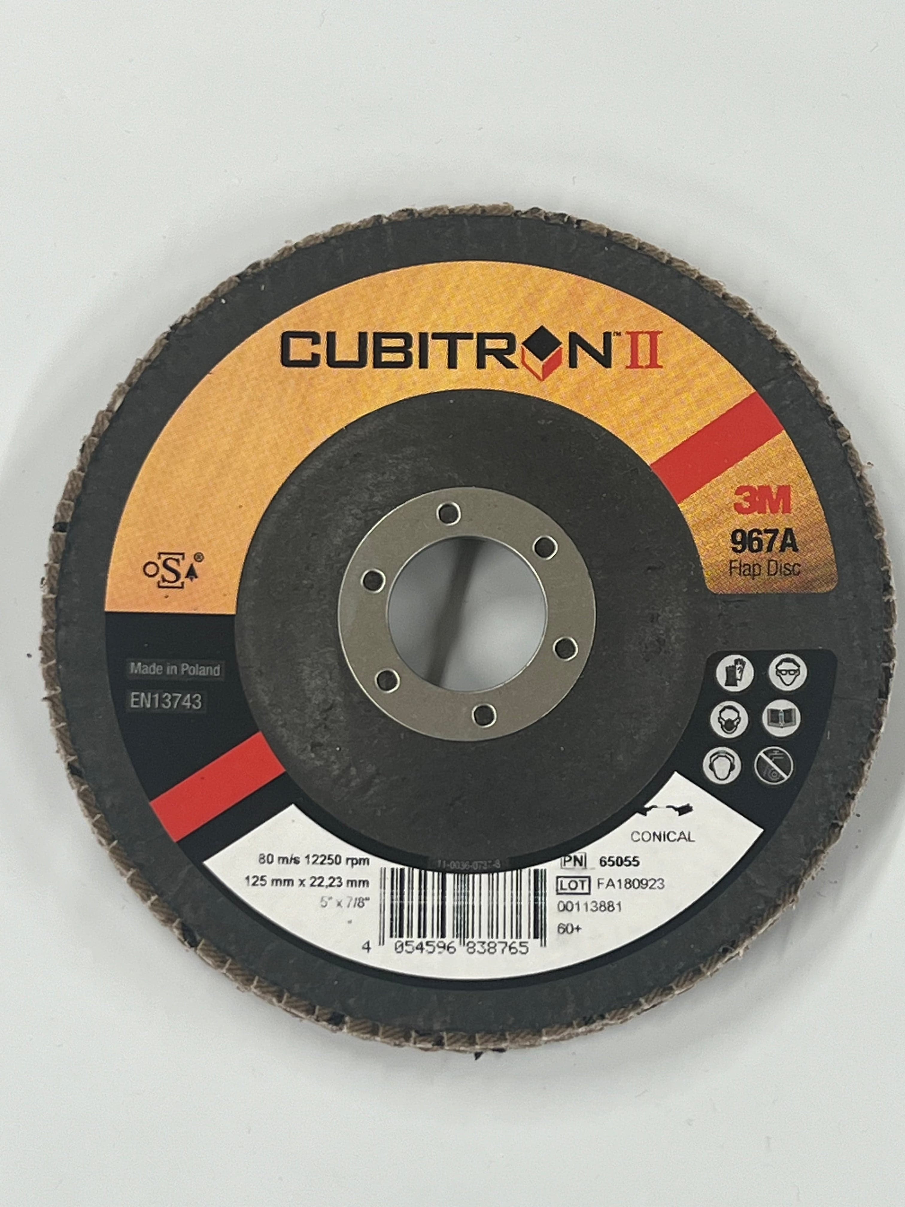 3M Cubitron II 967A Flapskiva 125mm P60+