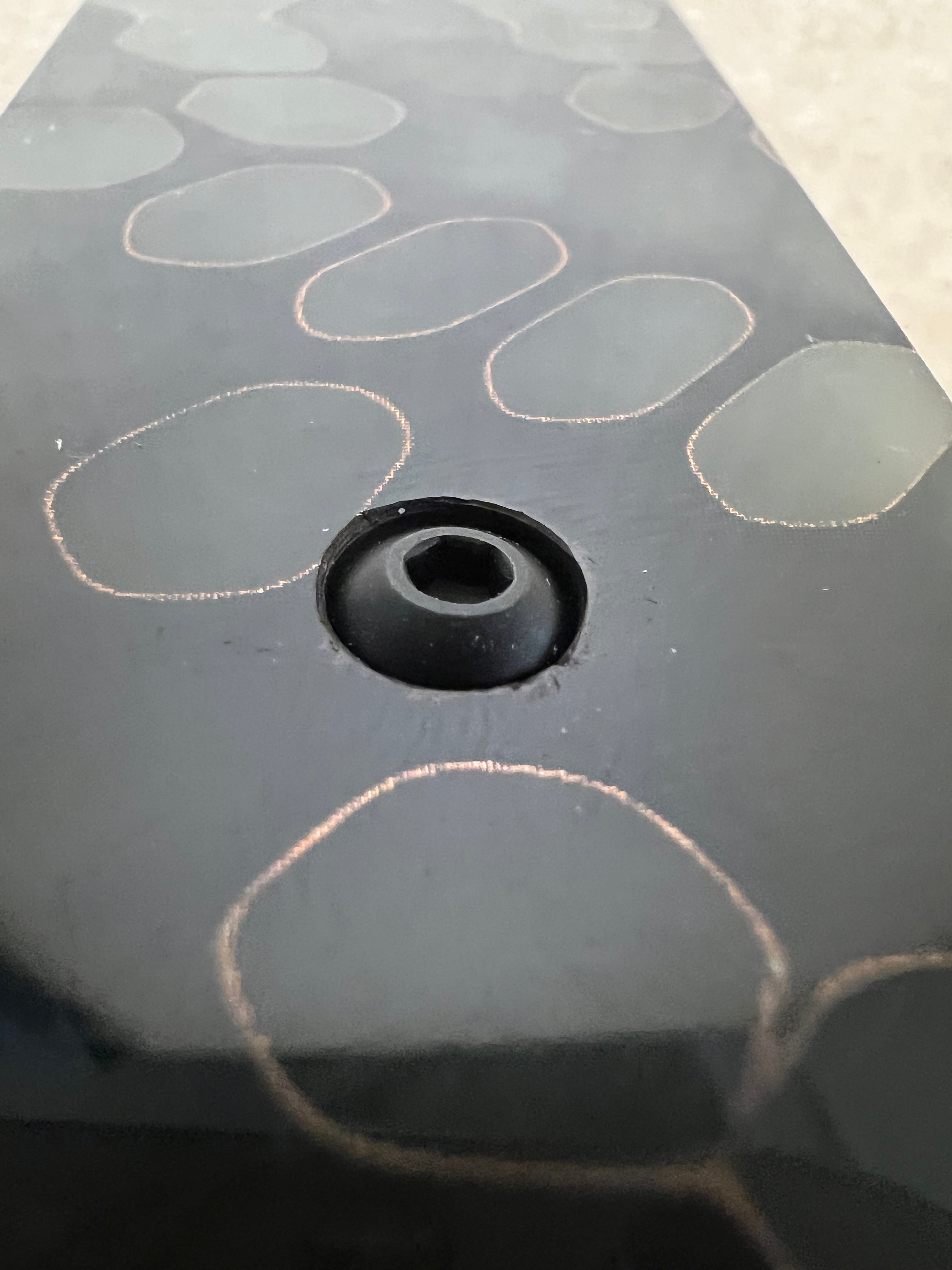 Screw to shaft - Small rounded screw