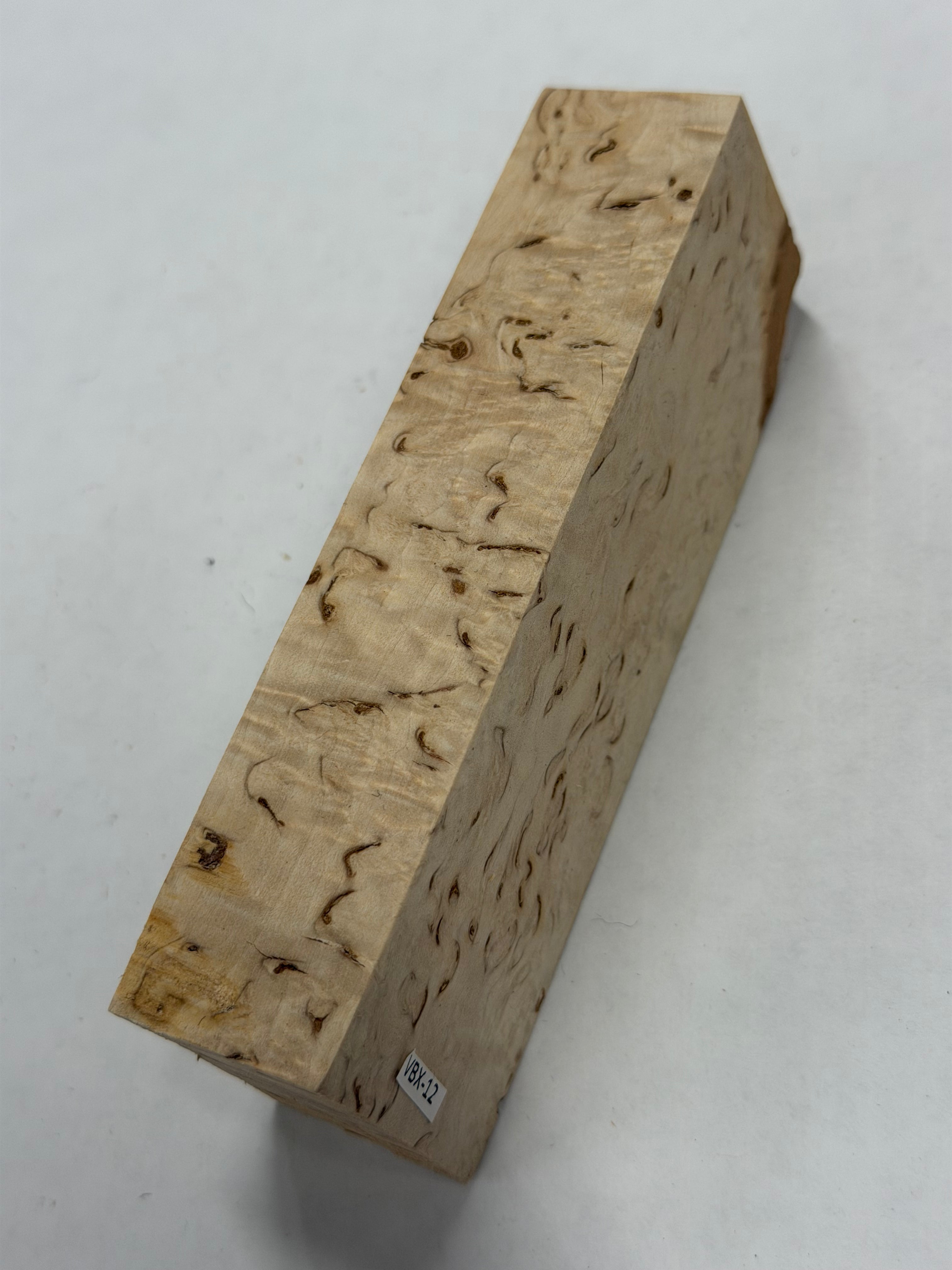 Valbjørk masur birch VBX-12; 28x39x123mm
