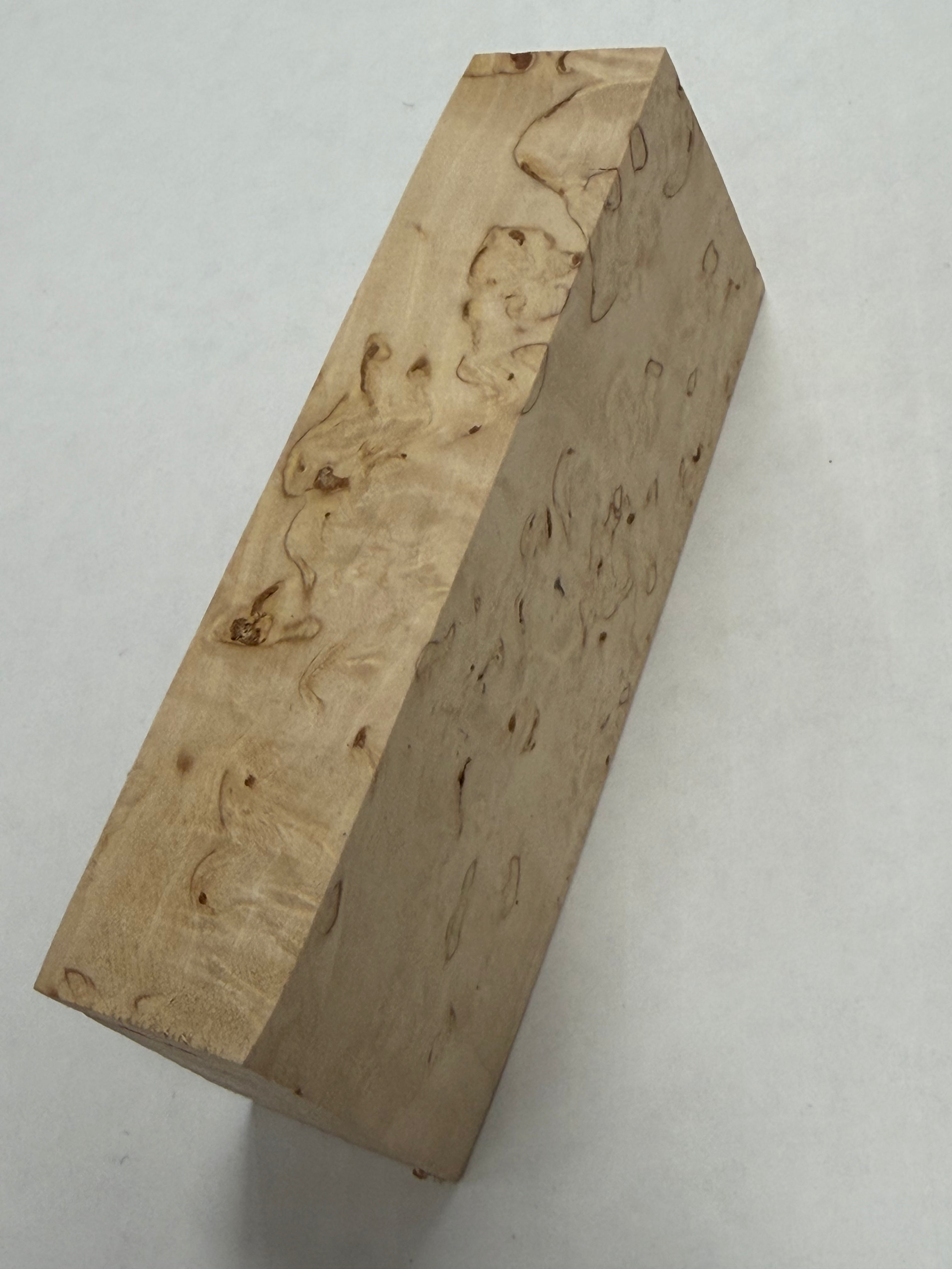 Valbjørk masur birch VBX-18; 27x45x120mm