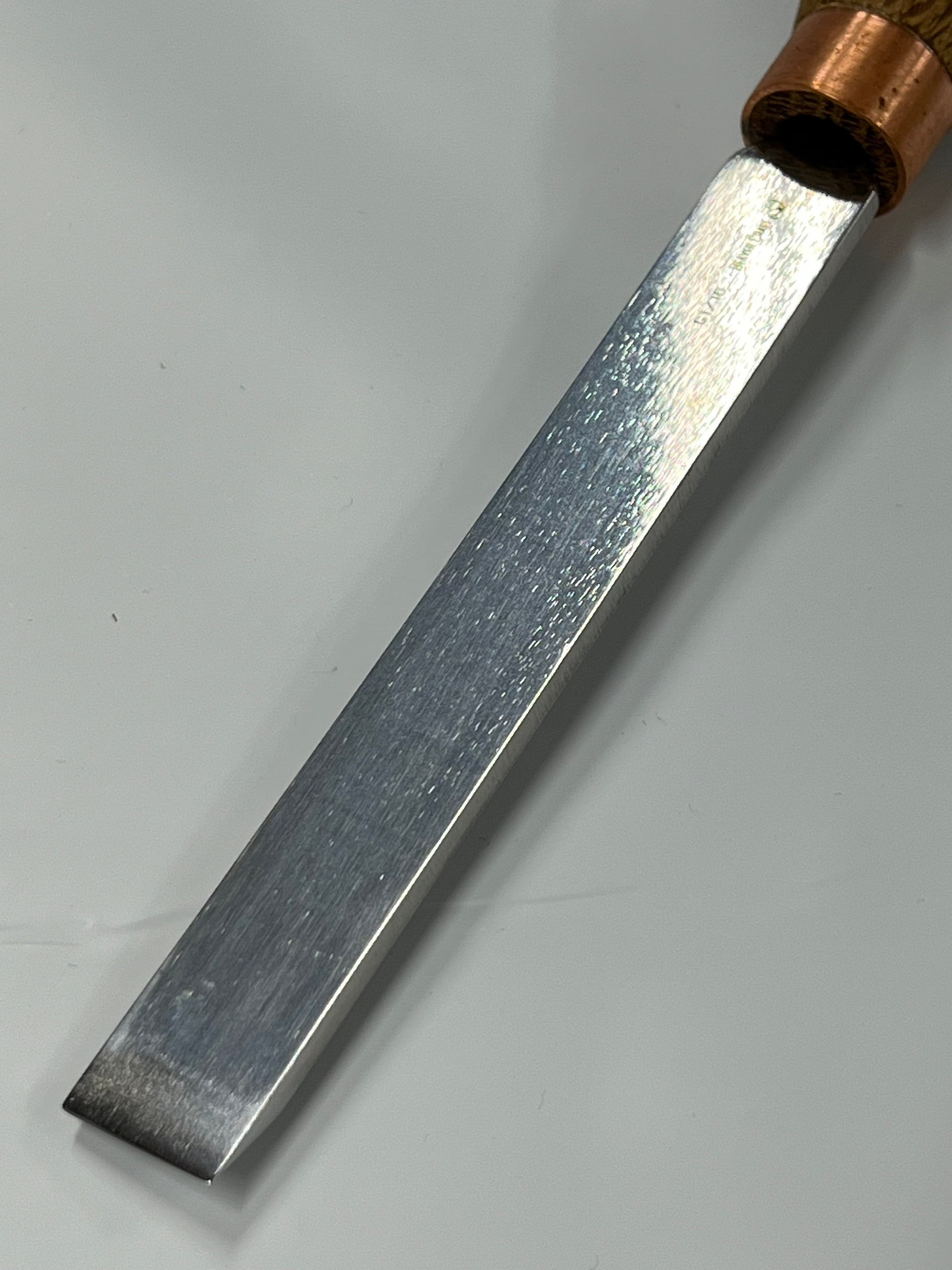Träsniderijärn 130x16mm rak platt mejsel
