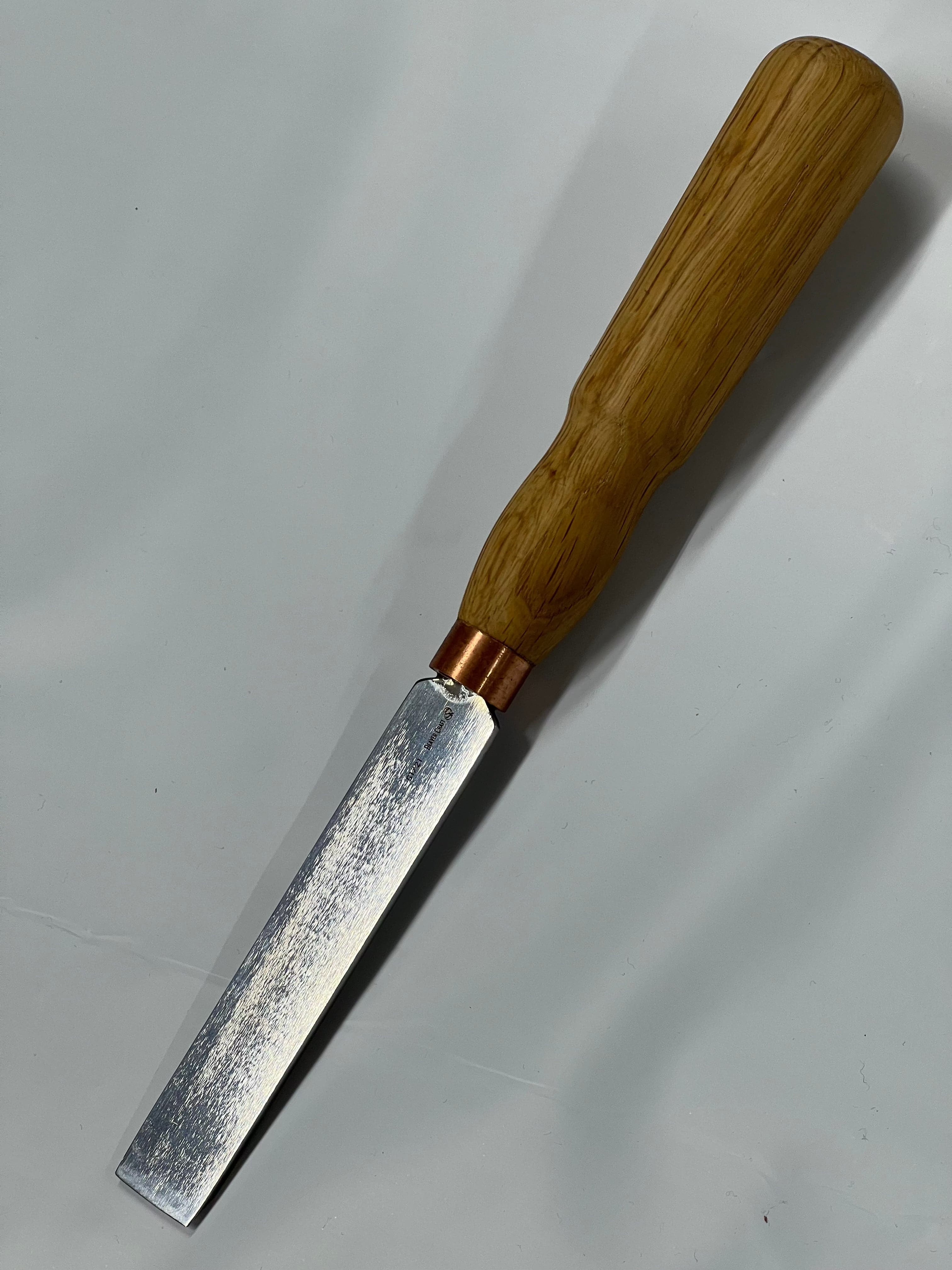 Träsniderijärn 130x21mm rak platt mejsel