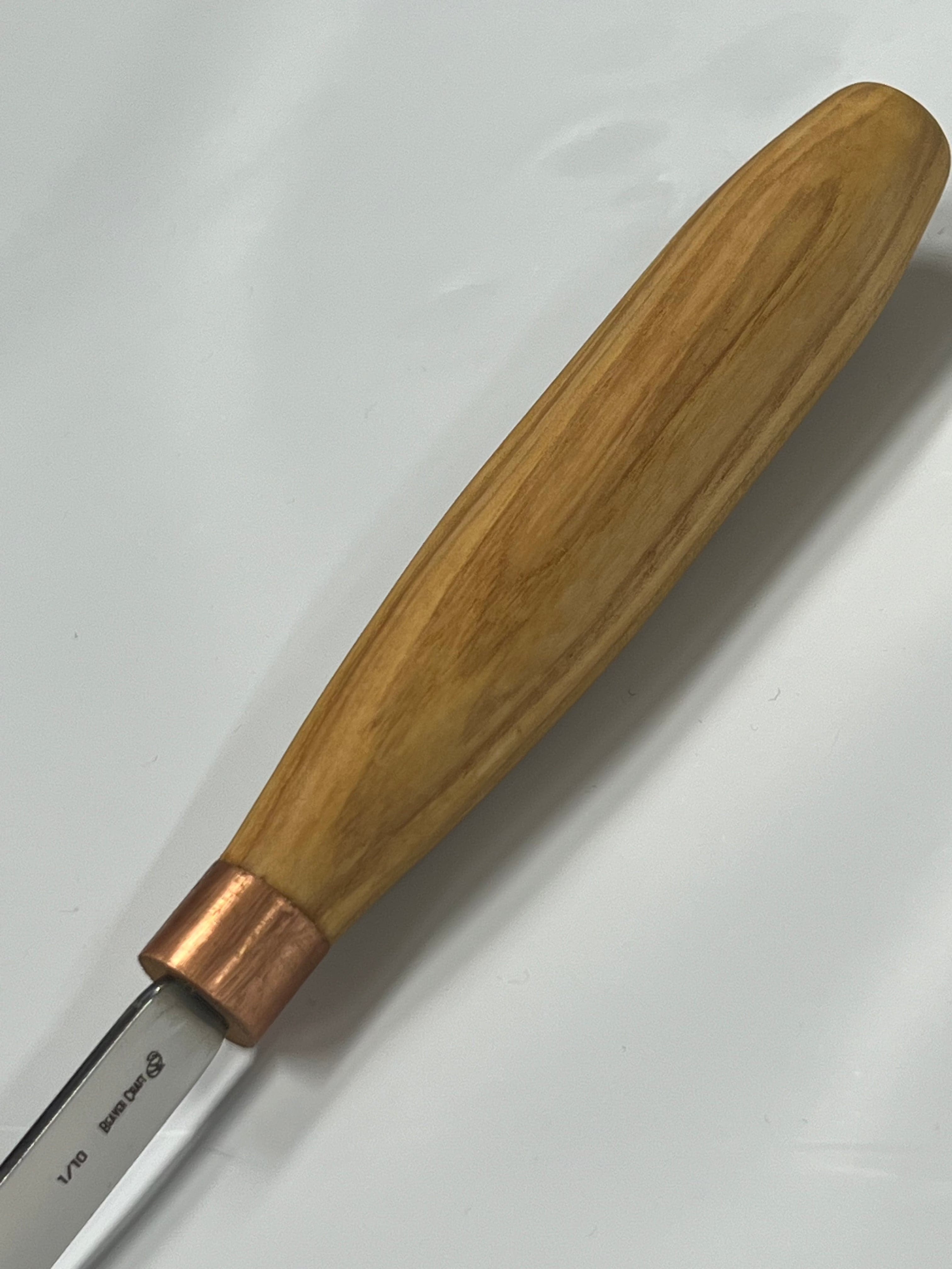 Träsniderijärn 80x10mm rak platt mejsel K1/10