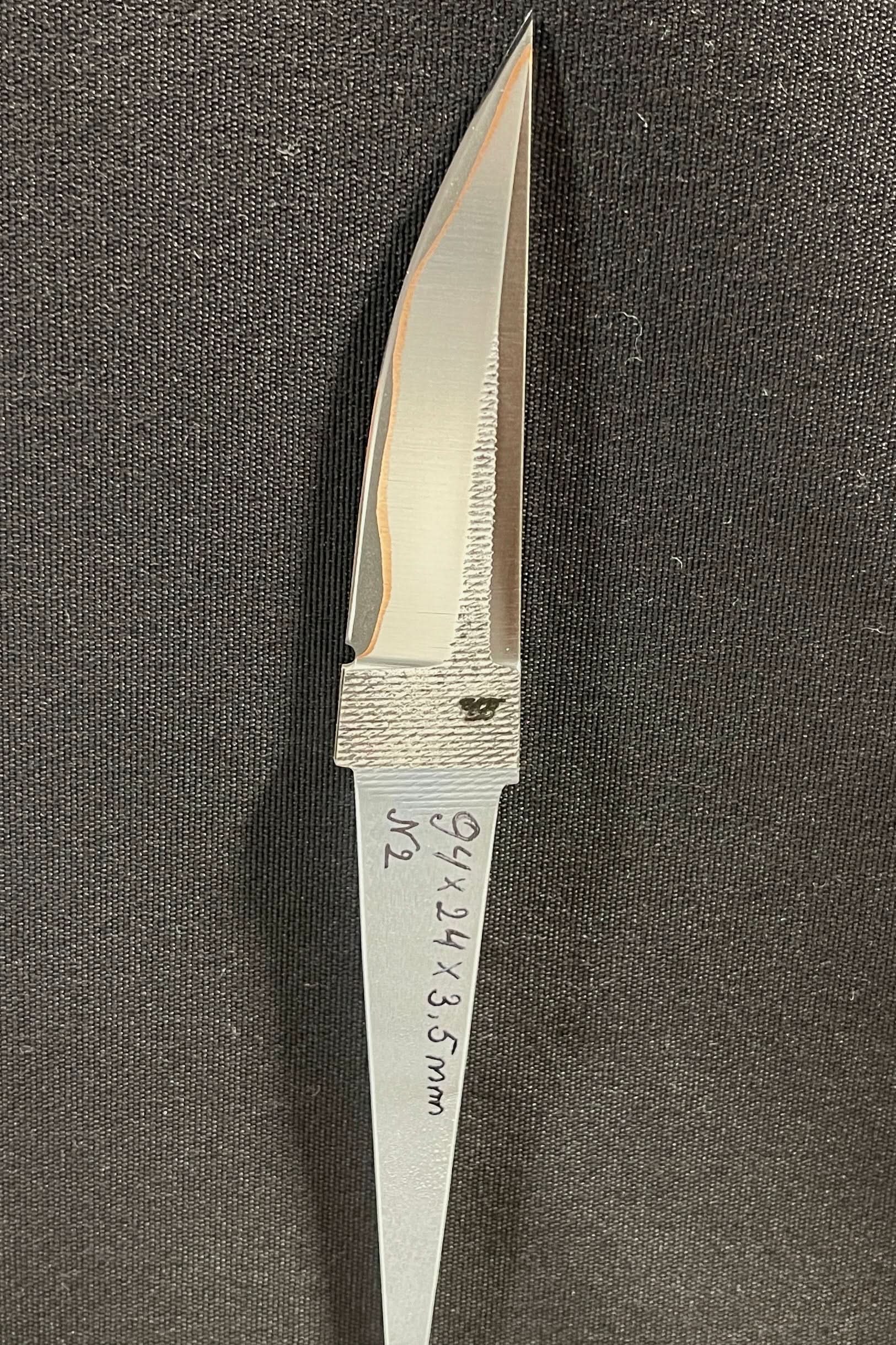 Handsmidd laminerad knivblad - Koppar San Mai - Vladyslav Chulan VCSM Nr 2