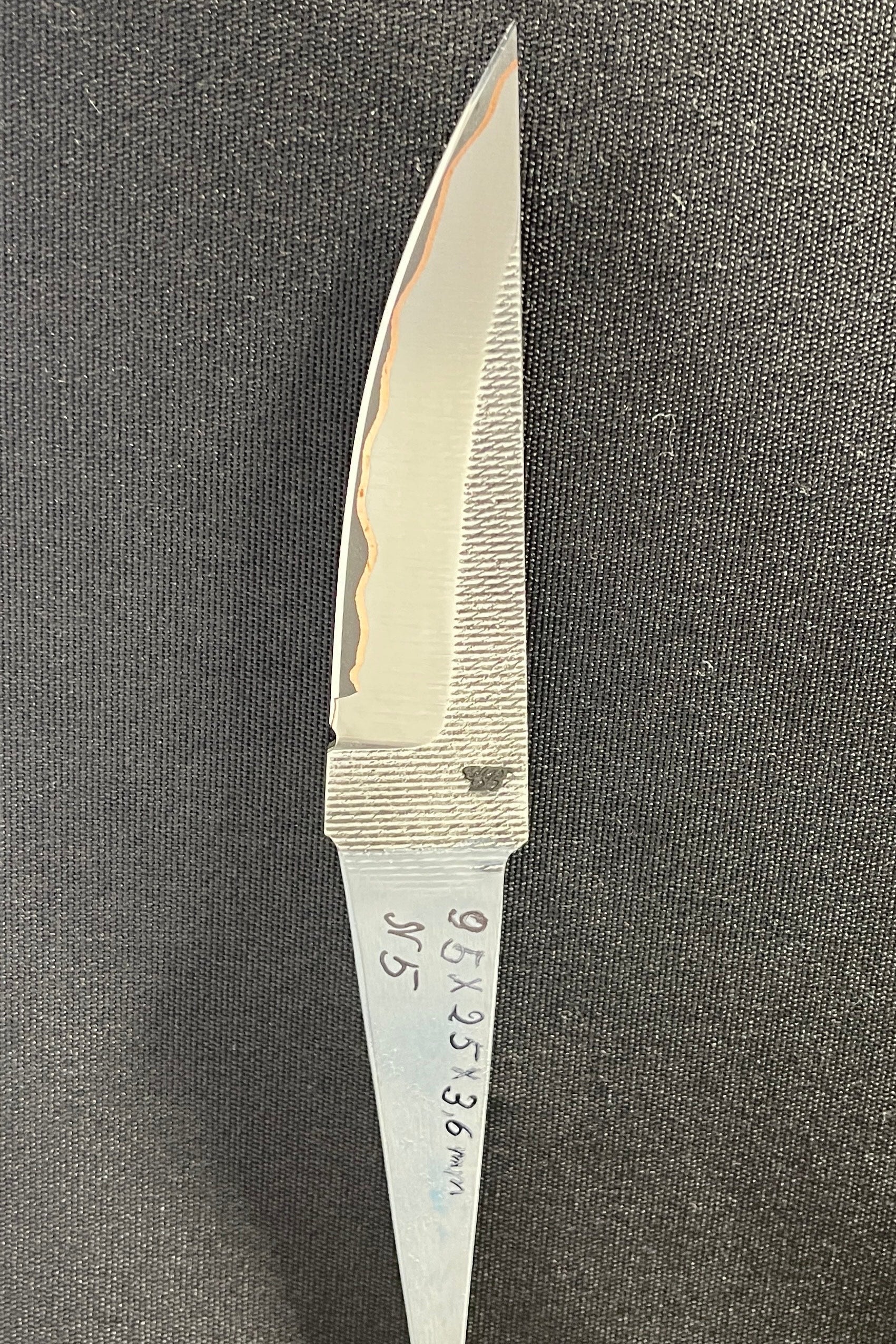 Handsmidd laminerad knivblad - Koppar San Mai - Vladyslav Chulan VCSM Nr 5