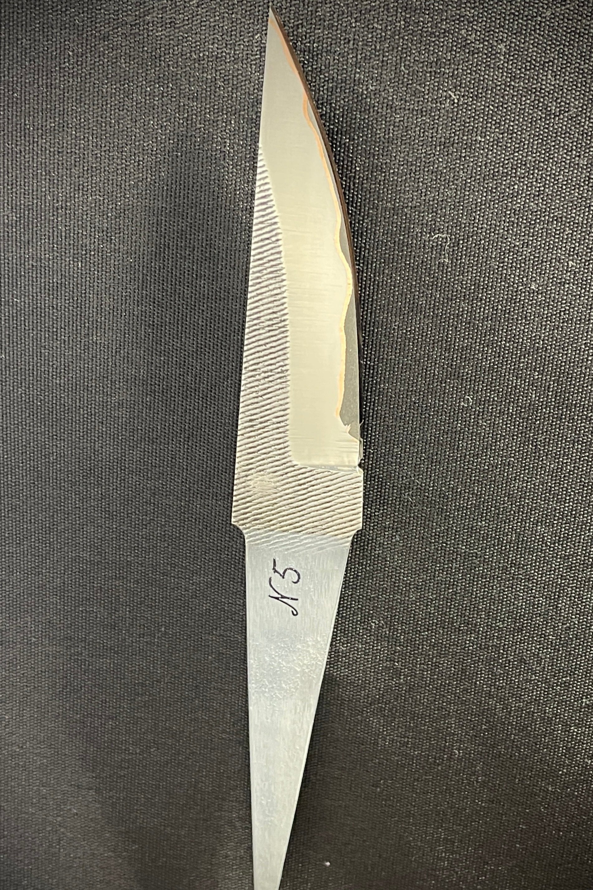Handsmidd laminerad knivblad - Koppar San Mai - Vladyslav Chulan VCSM Nr 5