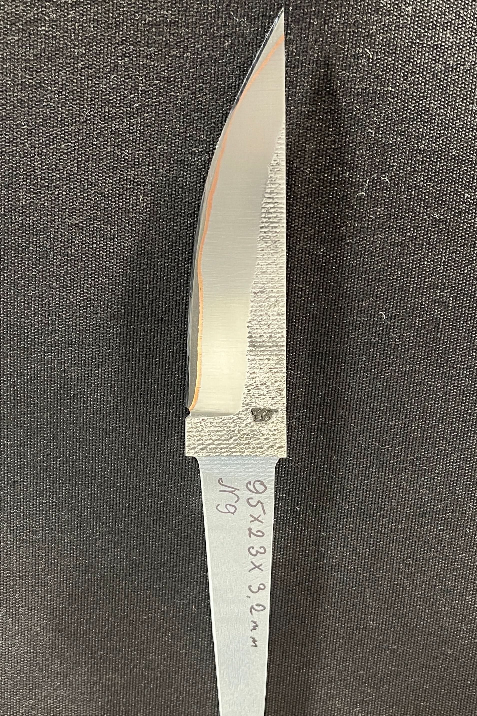 Handsmidd laminerad knivblad - Koppar San Mai - Vladyslav Chulan VCSM Nr 9
