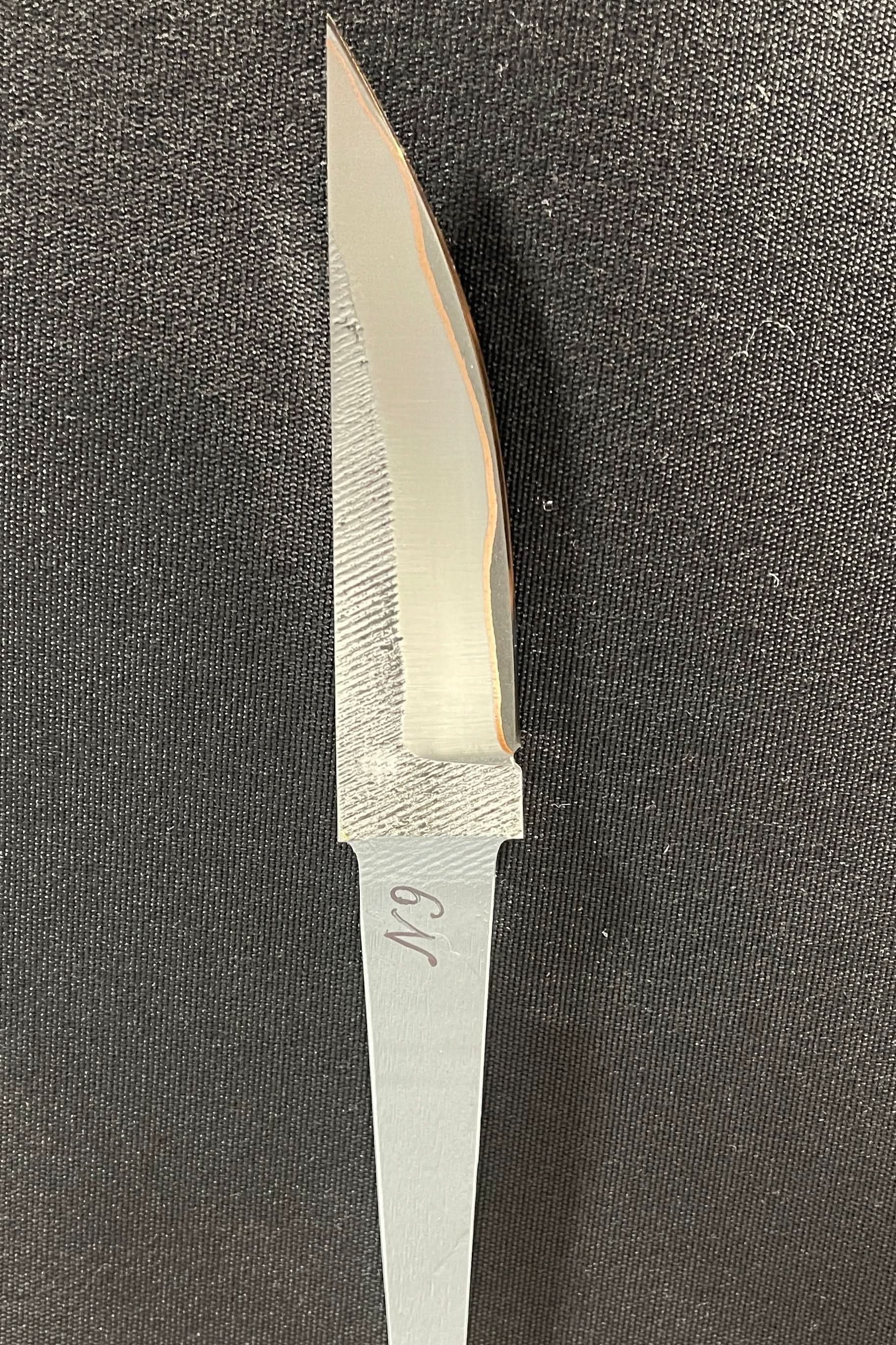 Handsmidd laminerad knivblad - Koppar San Mai - Vladyslav Chulan VCSM Nr 9