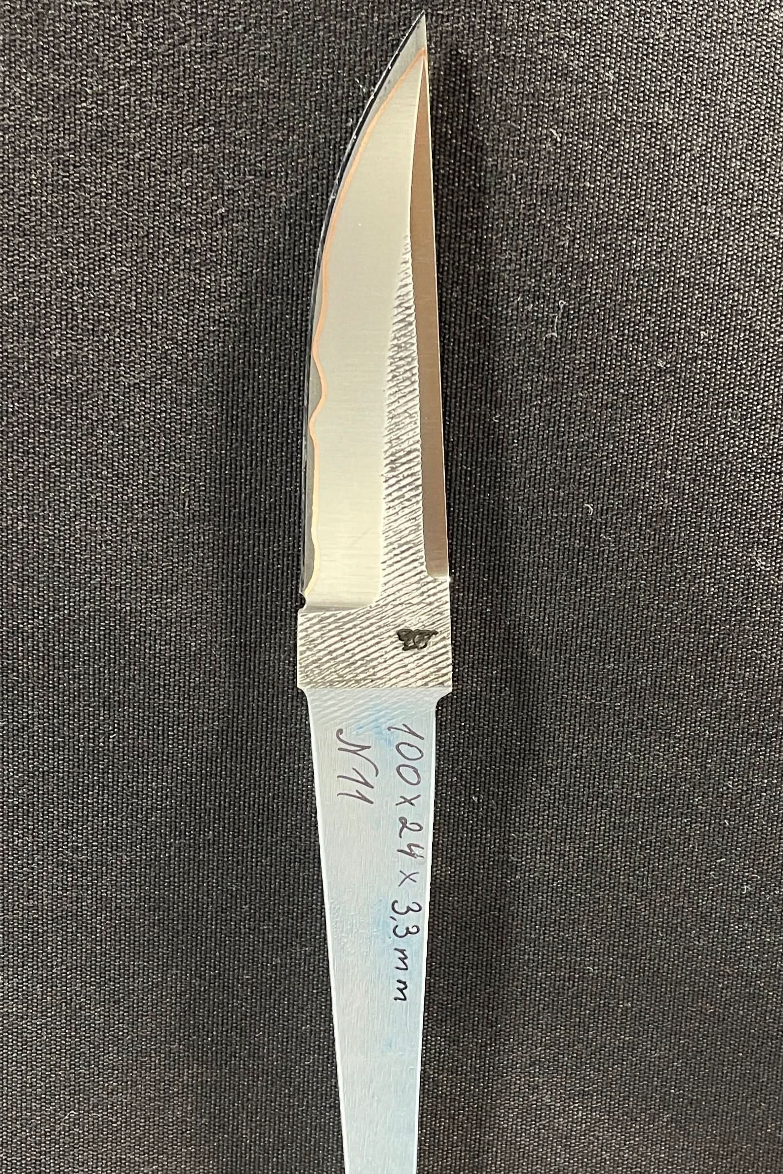 Handsmidd laminerad knivblad - Koppar San Mai - Vladyslav Chulan VCSM Nr 11