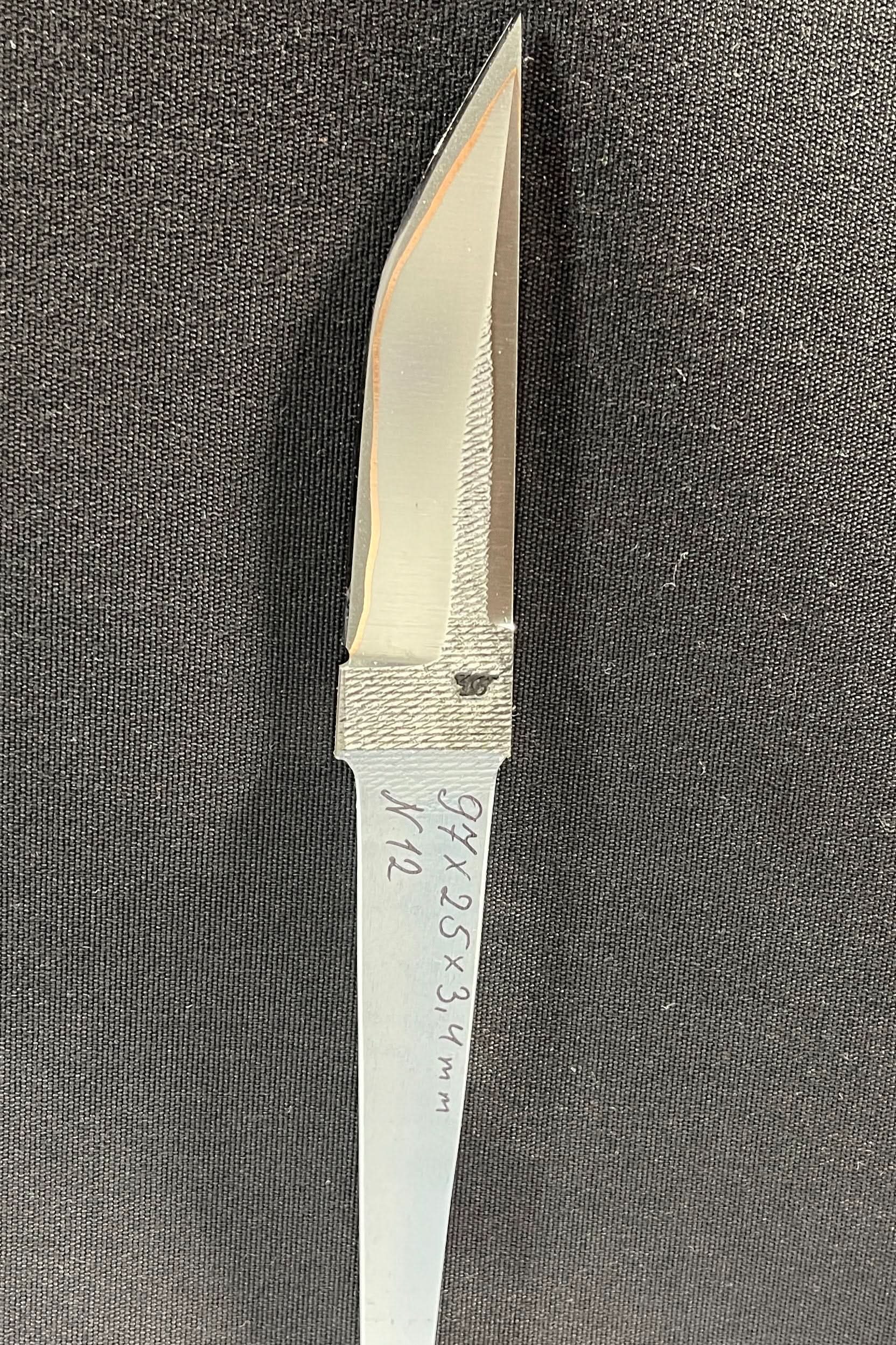 Handsmidd laminerad knivblad - Koppar San Mai - Vladyslav Chulan VCSM Nr 12