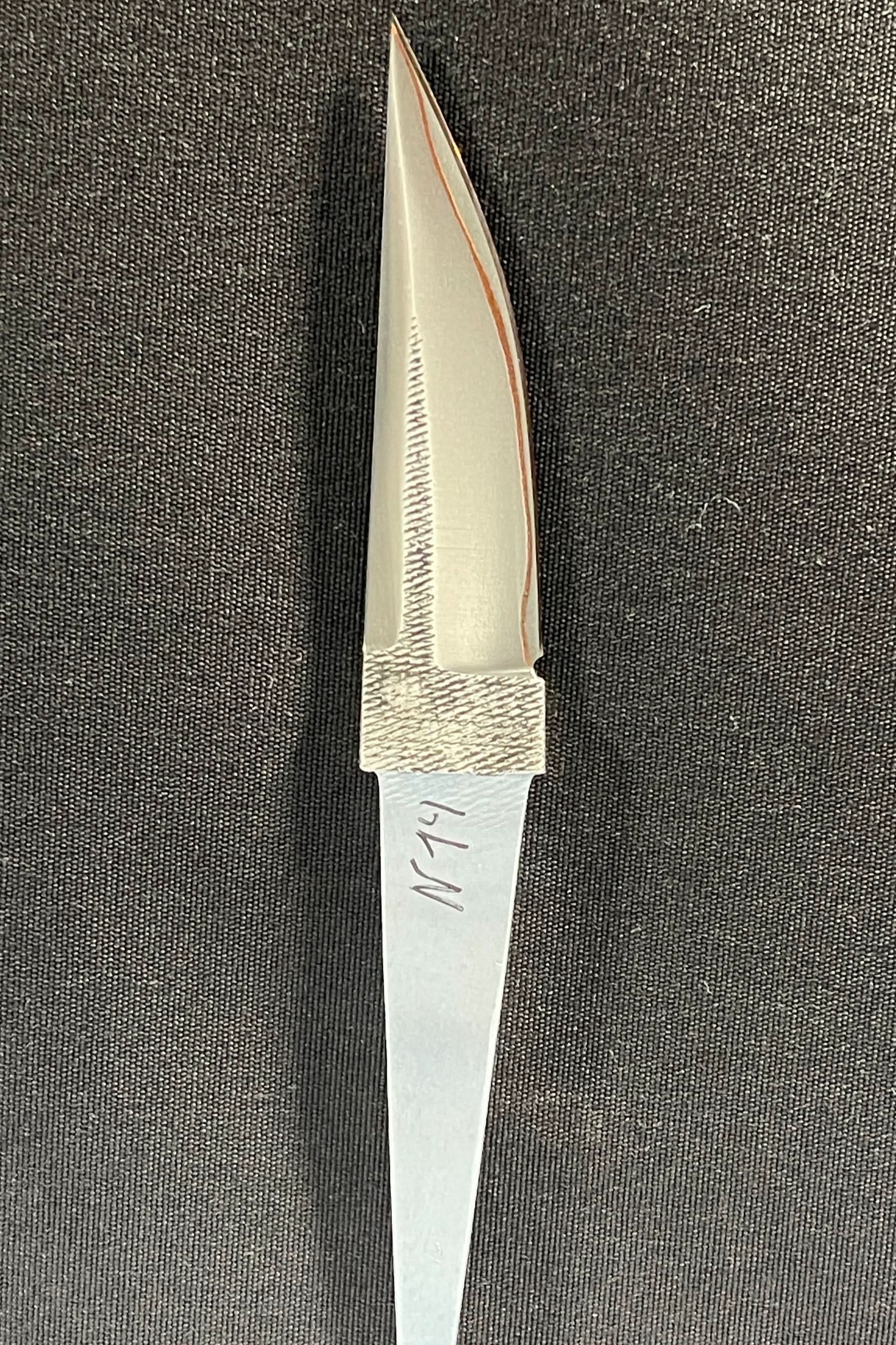 Handsmidd laminerad knivblad - Koppar San Mai - Vladyslav Chulan VCSM Nr 14