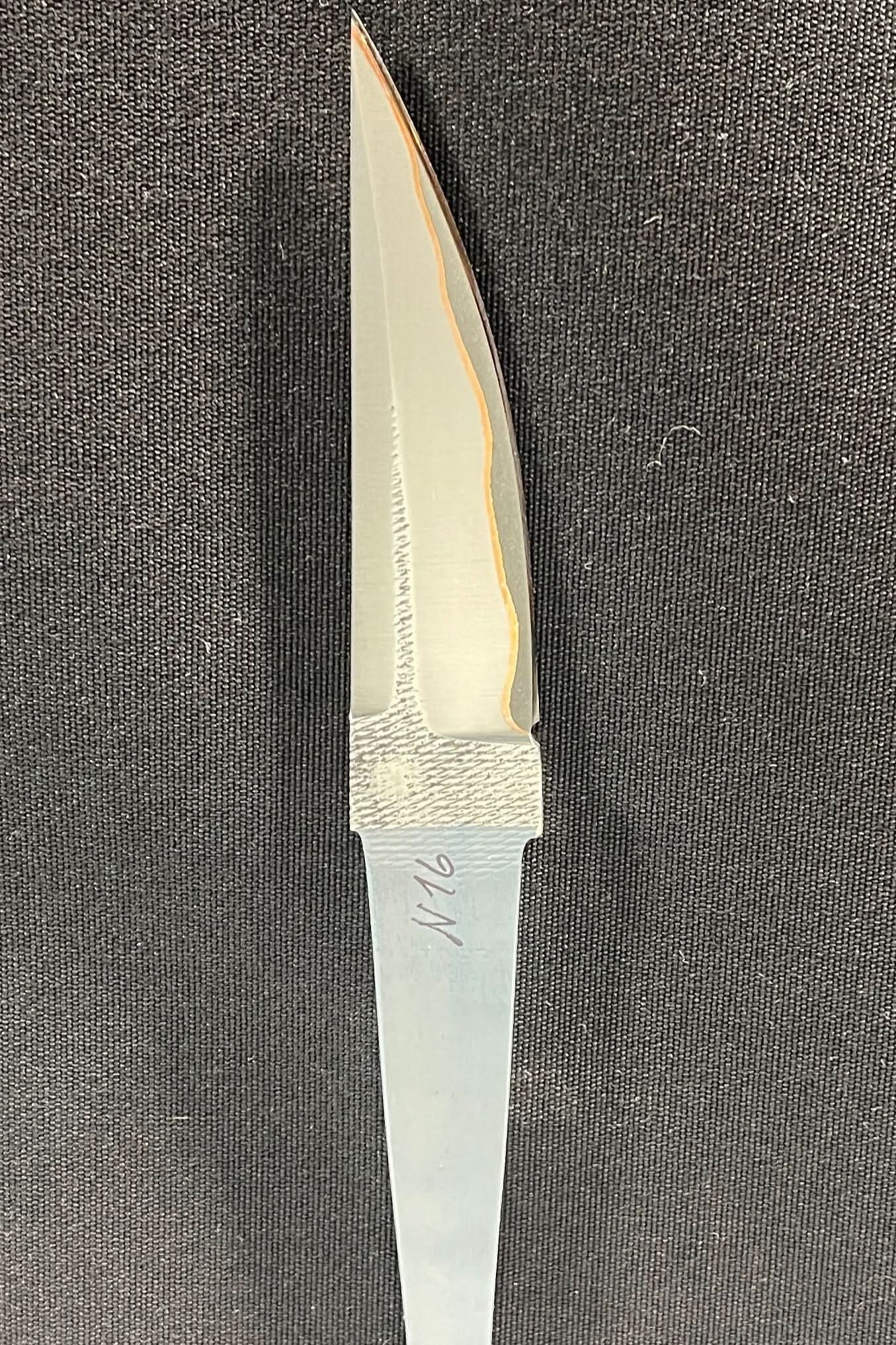 Handsmidd laminerad knivblad - Koppar San Mai - Vladyslav Chulan VCSM Nr 16