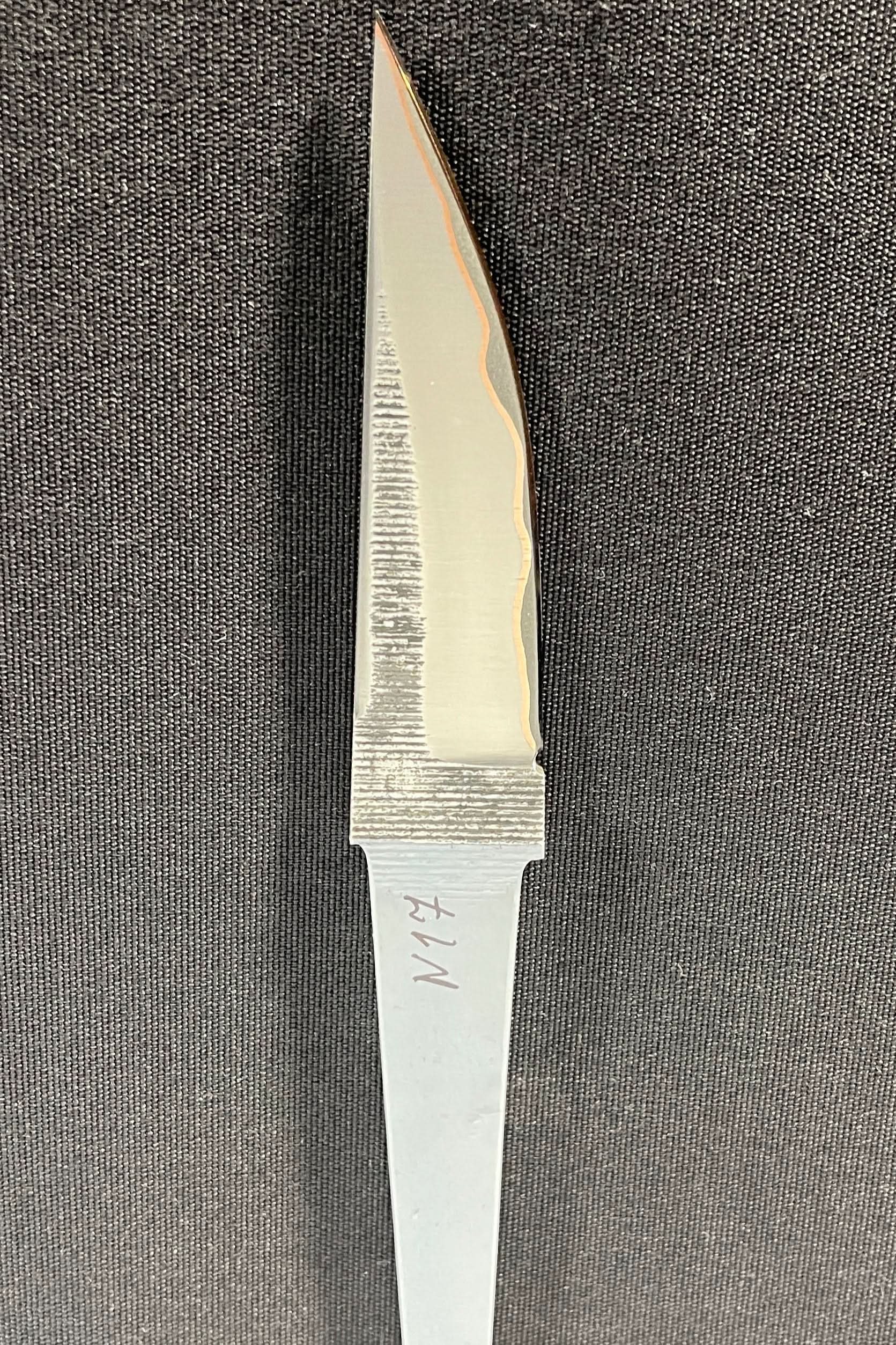 Handsmidd laminerad knivblad - Koppar San Mai - Vladyslav Chulan VCSM Nr 17
