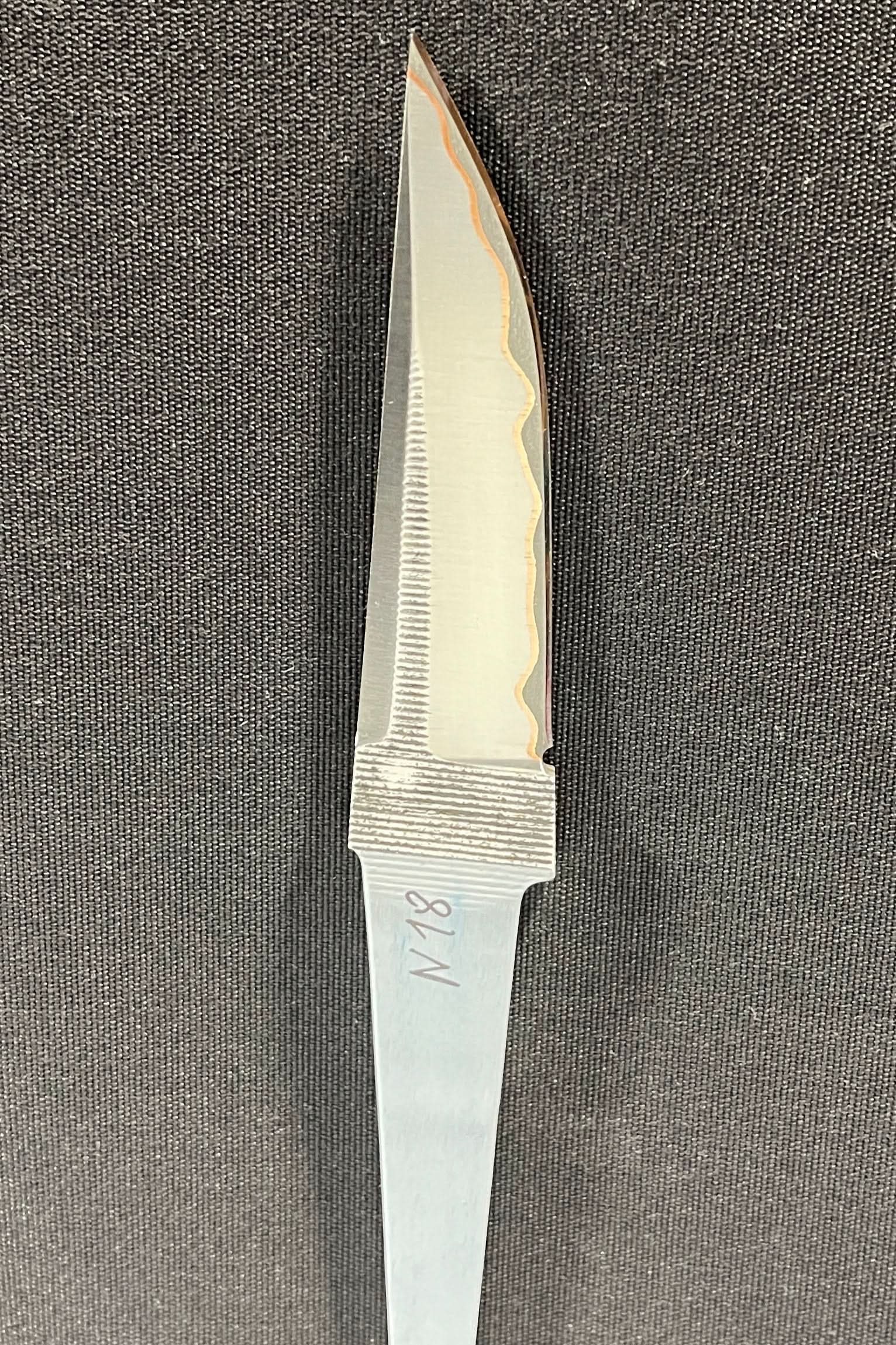 Handsmidd laminerad knivblad - Koppar San Mai - Vladyslav Chulan VCSM Nr 18
