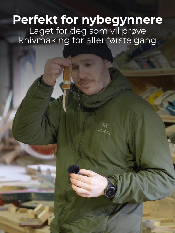 Nybörjarpaket för knivmakare: allt du behöver för att göra din egen tollekniv
