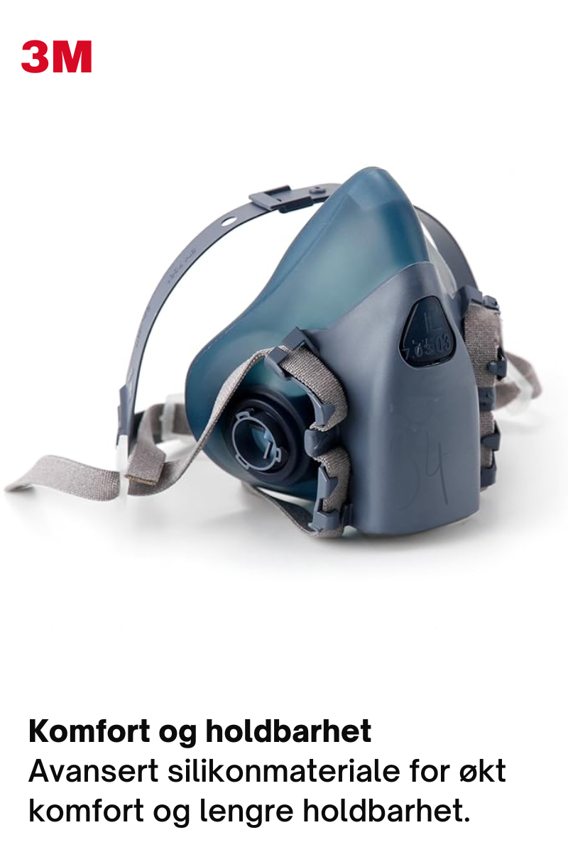 Damm-/ång-/gasmask - Halvmask 3M™ 7500