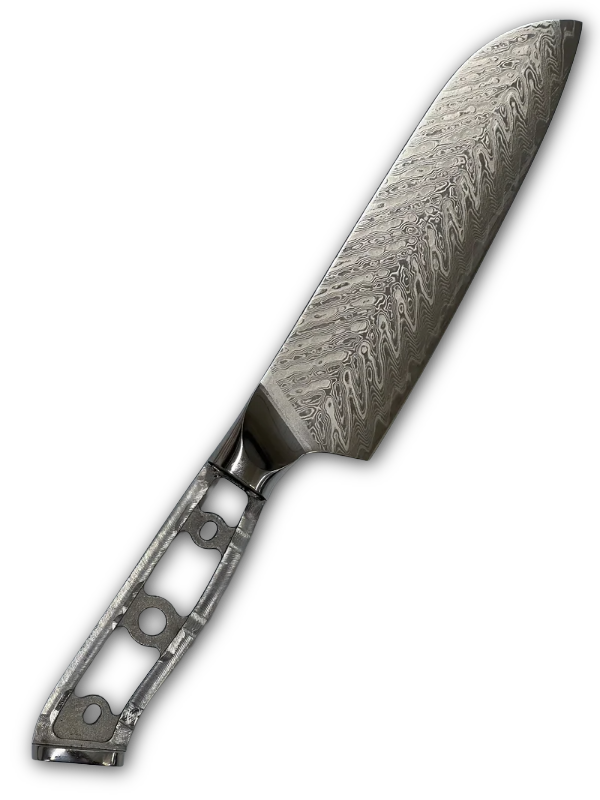 Sill Santoku - VG10 Damask Kockkniv 7"