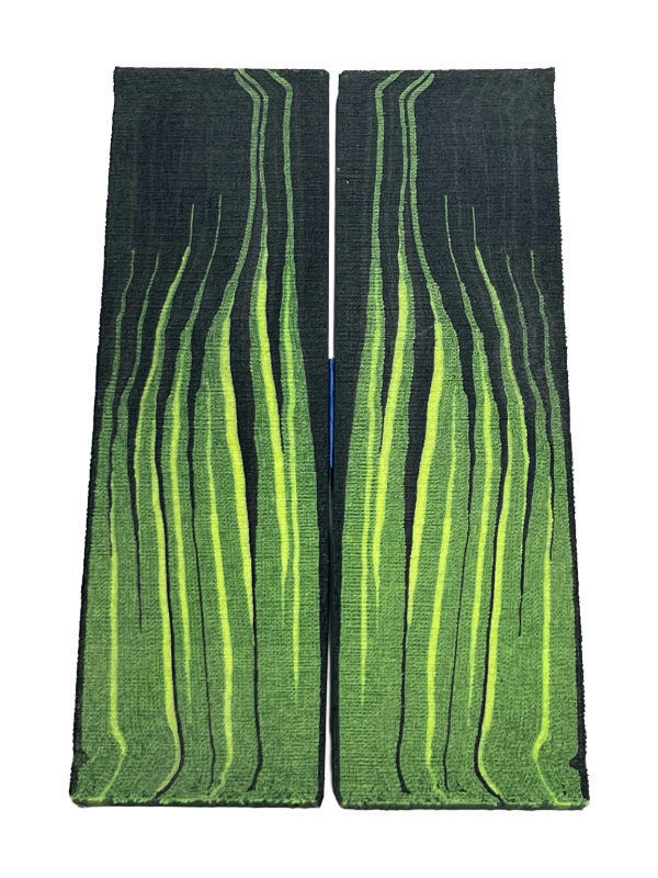 Micarta Matrix Flame (set med 2 tallrikar)