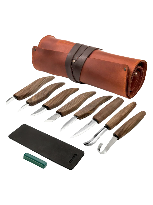 Leather Wood Carving Set S18X Beaver Craft