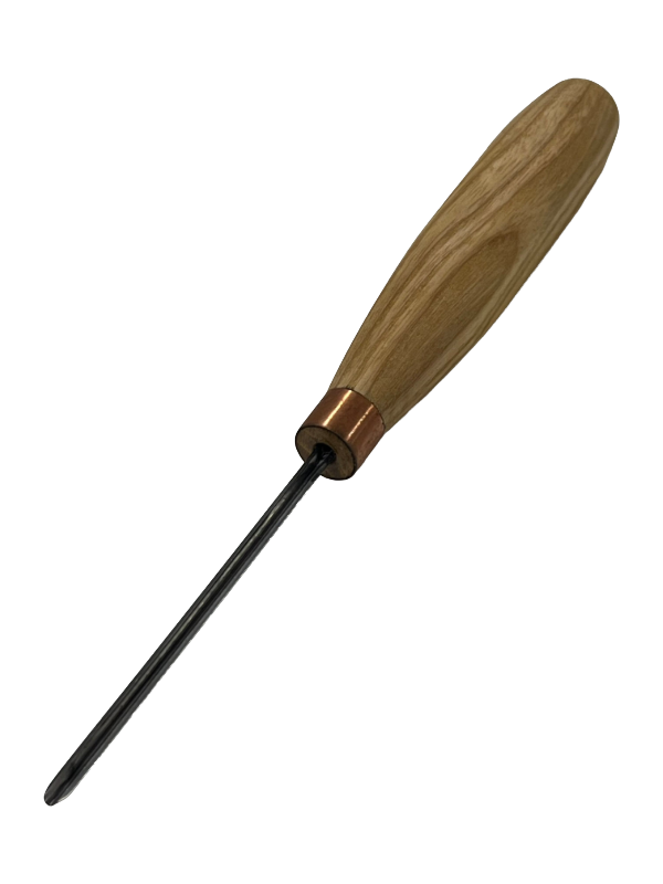 Träsniderijärn 80x2mm rak rundad mejsel K12/02
