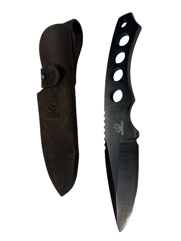 Skeleton knife SNK2 with leather sheath