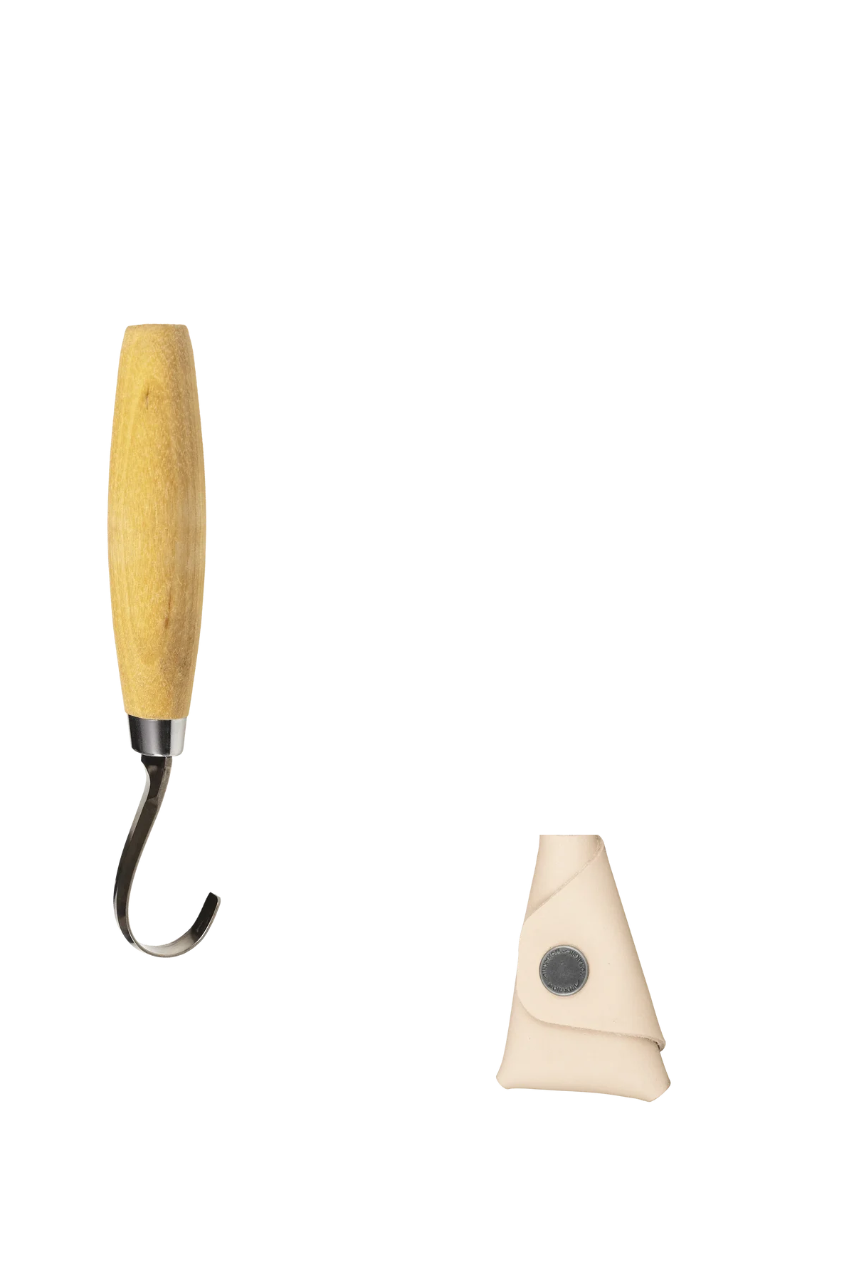 Morakniv 164 høyrehendt skjekniv med lærslire