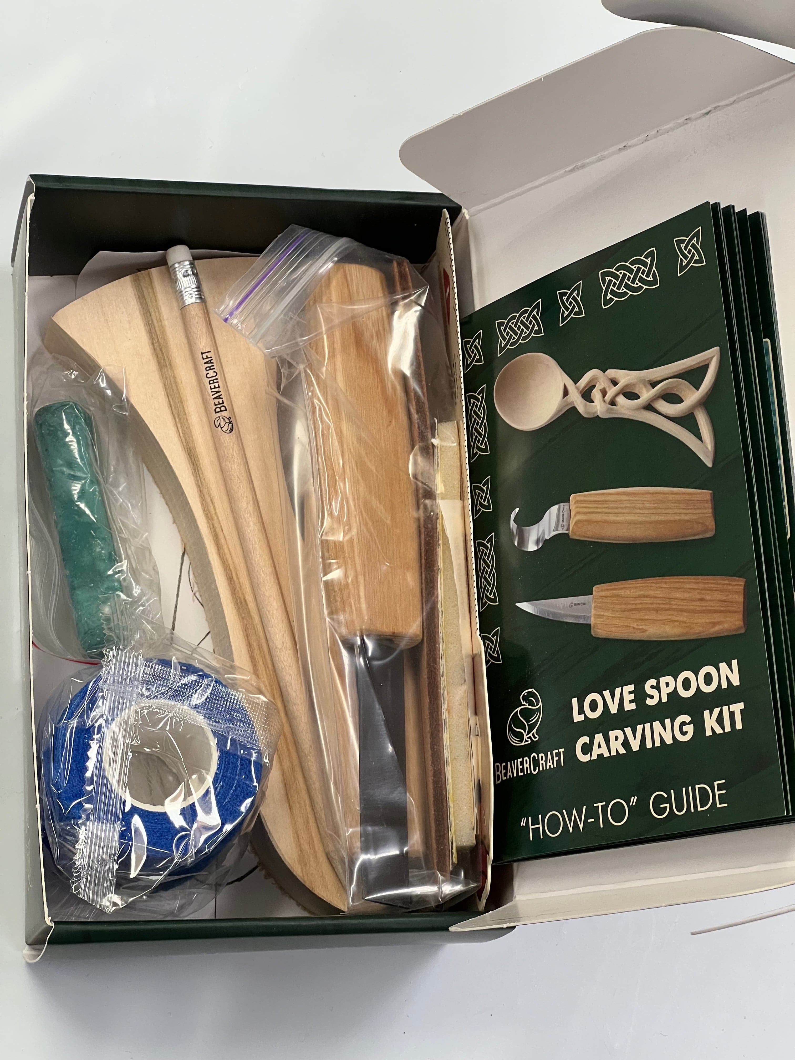 Wood Carving Kit DIY04 Love Spoon